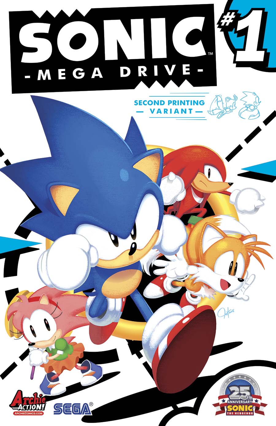 Sonic mega drive comic