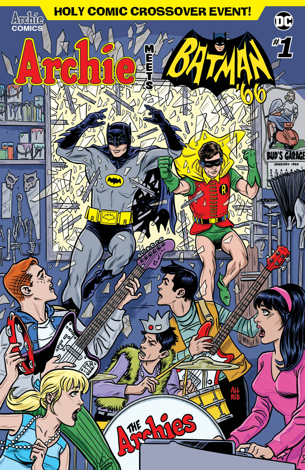 Batman and Robin Swing Into Riverdale in New Archie/DC Comics Crossover  Comic - Archie Comics