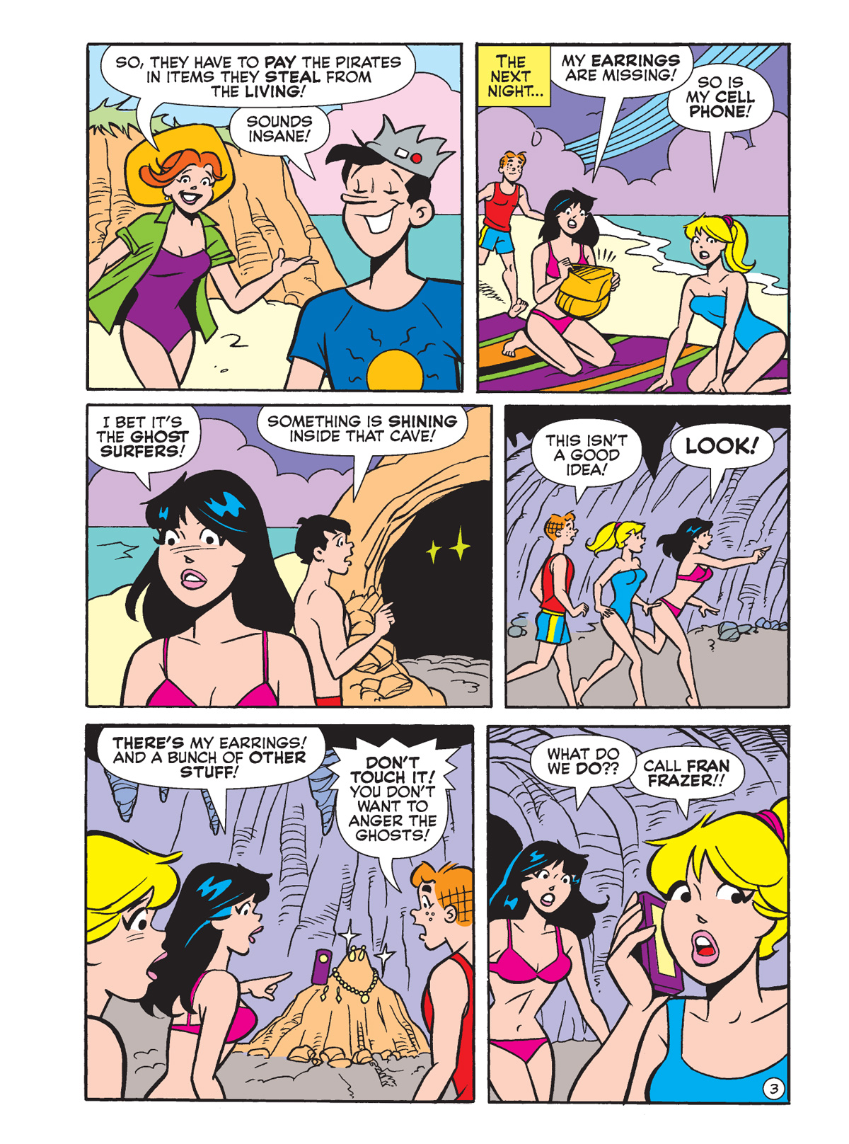 Interior story page from WORLD OF ARCHIE DIGEST #141