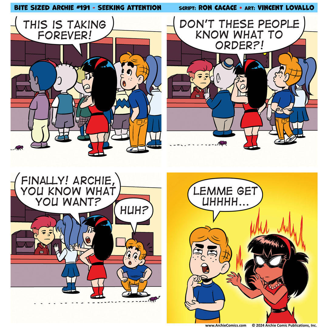 A Bite Sized Archie comic strip