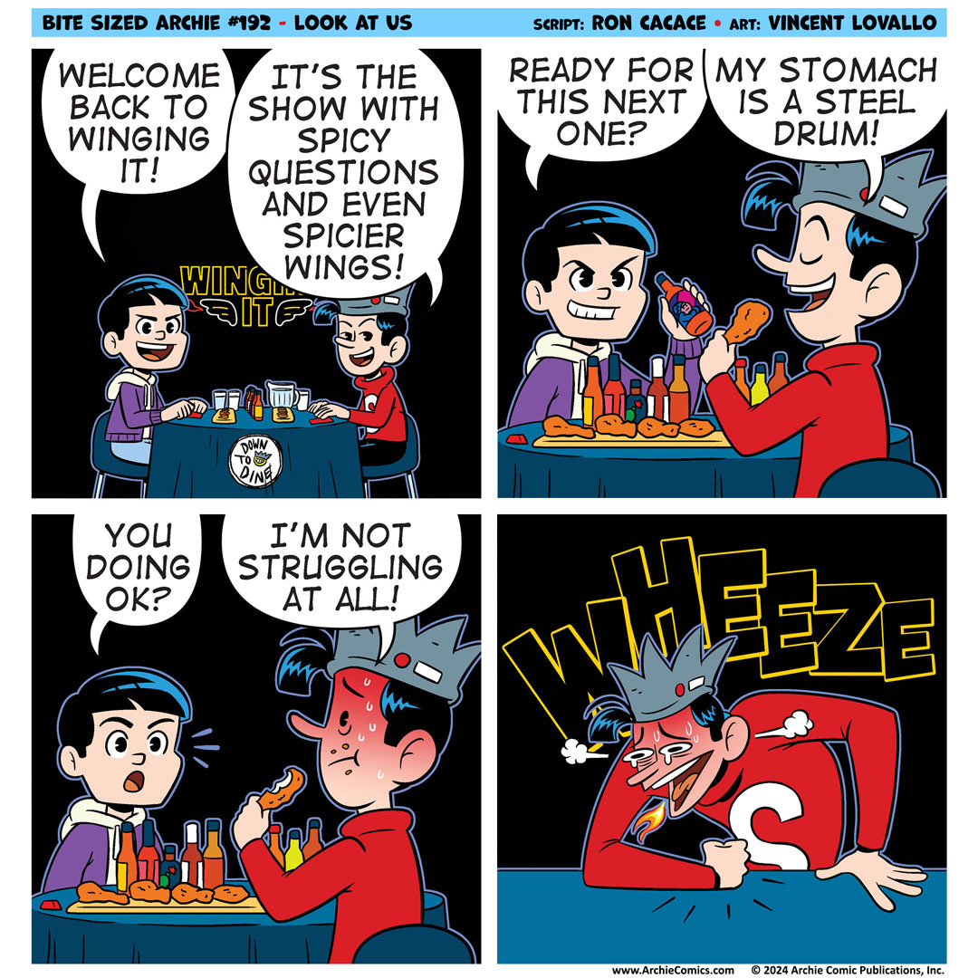 A Bite Sized Archie comic strip