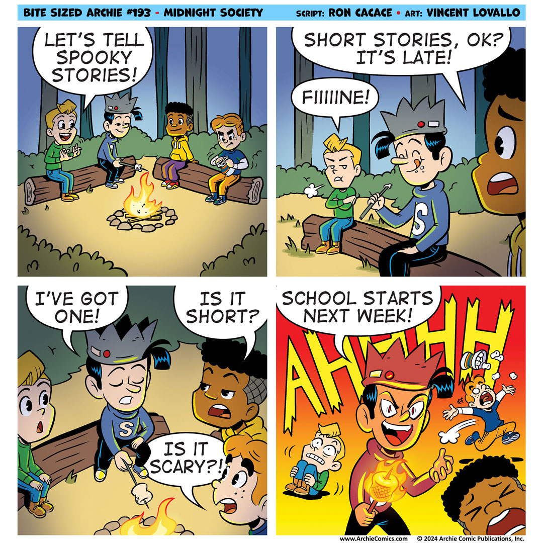 A Bite Sized Archie comic strip