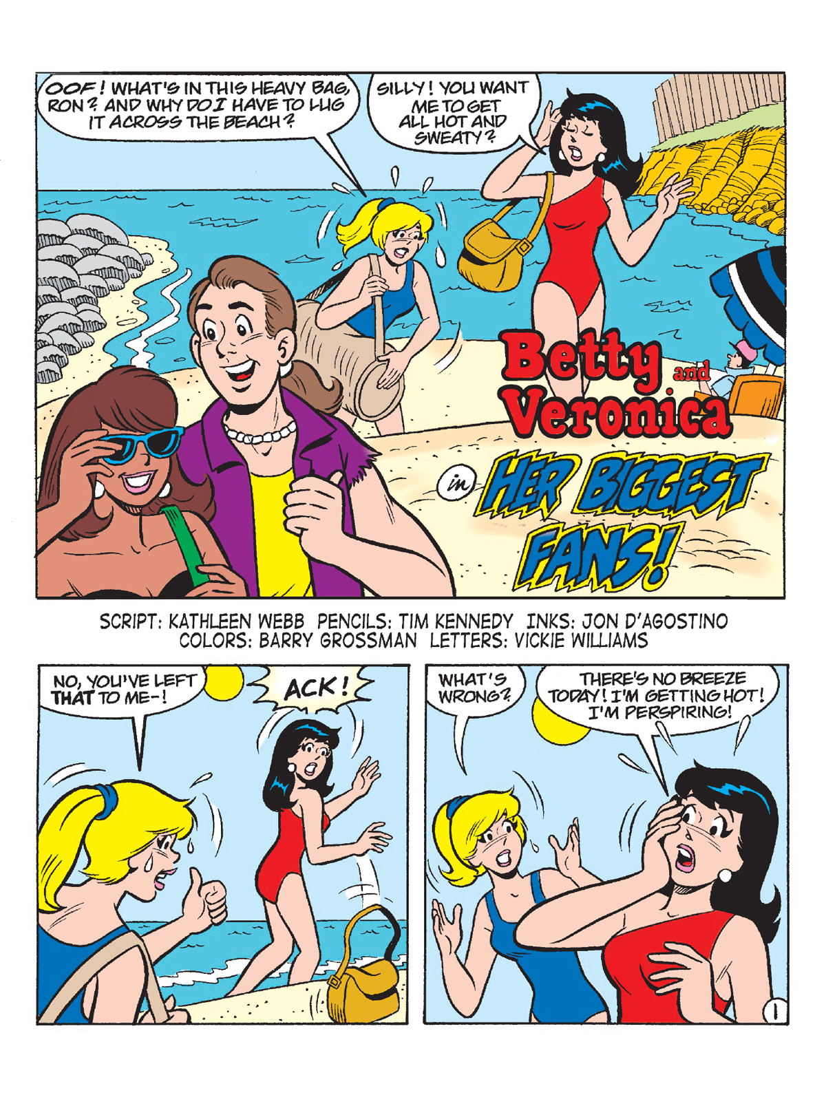 Interior story page from BETTY & VERONICA DIGEST #326