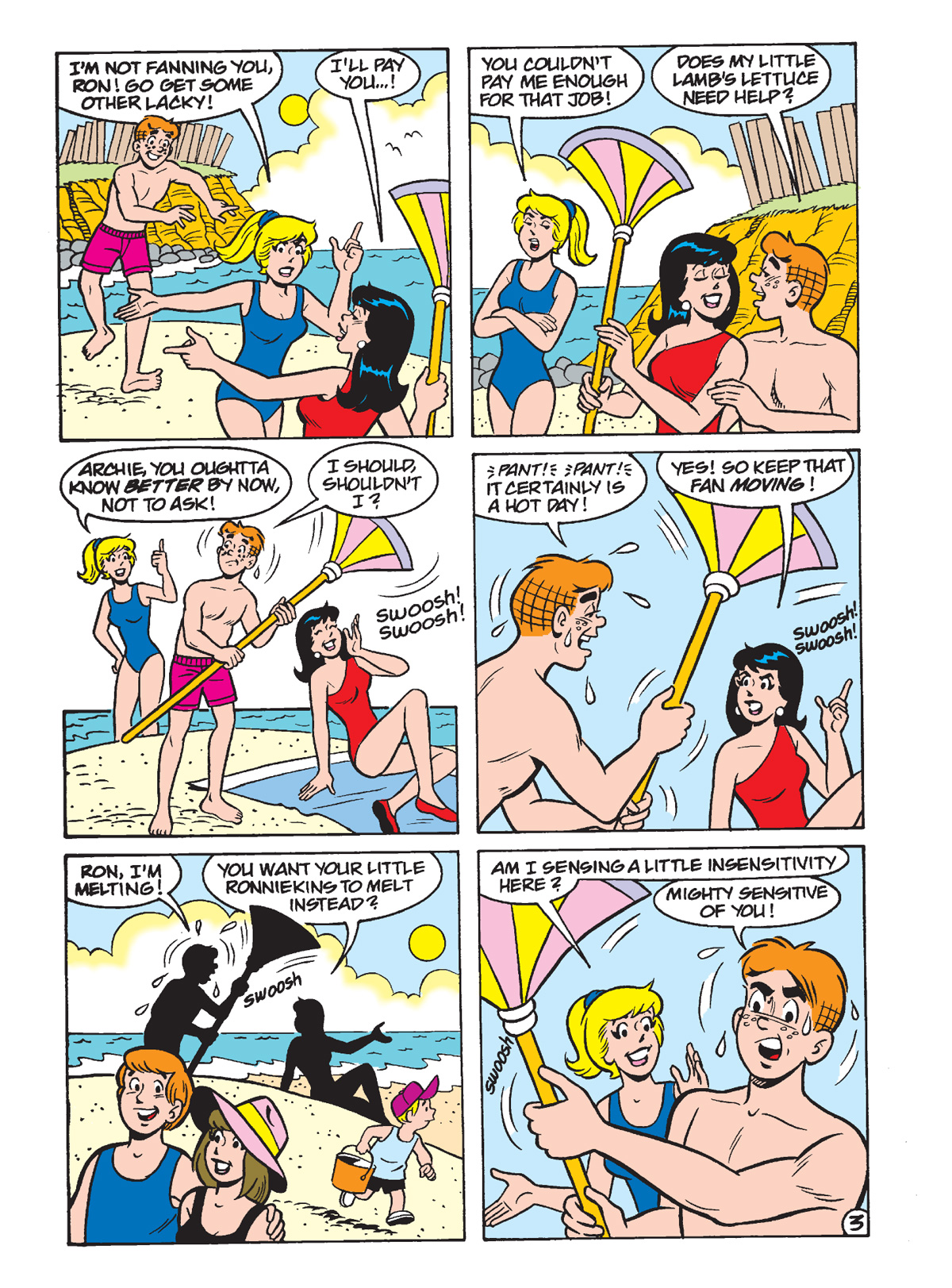 Interior story page from BETTY & VERONICA DIGEST #326