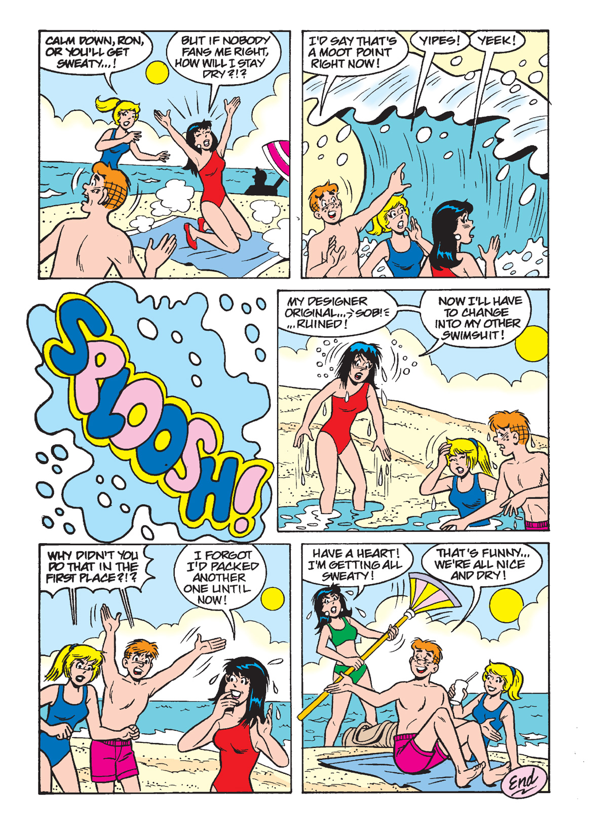 Interior story page from BETTY & VERONICA DIGEST #326