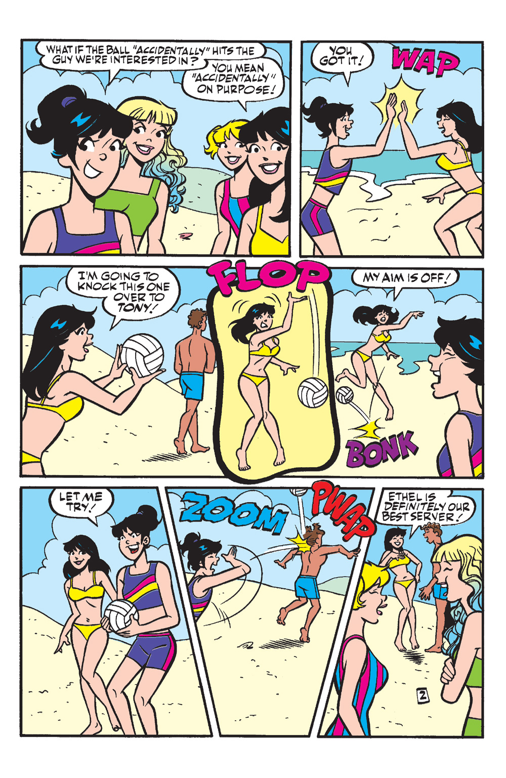 An interior story page from BETTY & VERONICA SUMMER SPECTACULAR.