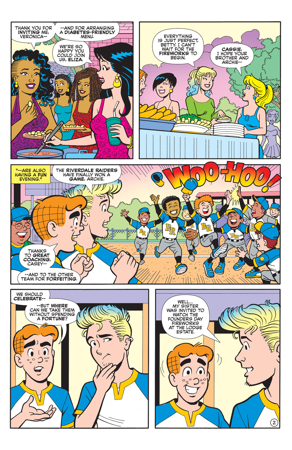 An interior story page from BETTY & VERONICA SUMMER SPECTACULAR.