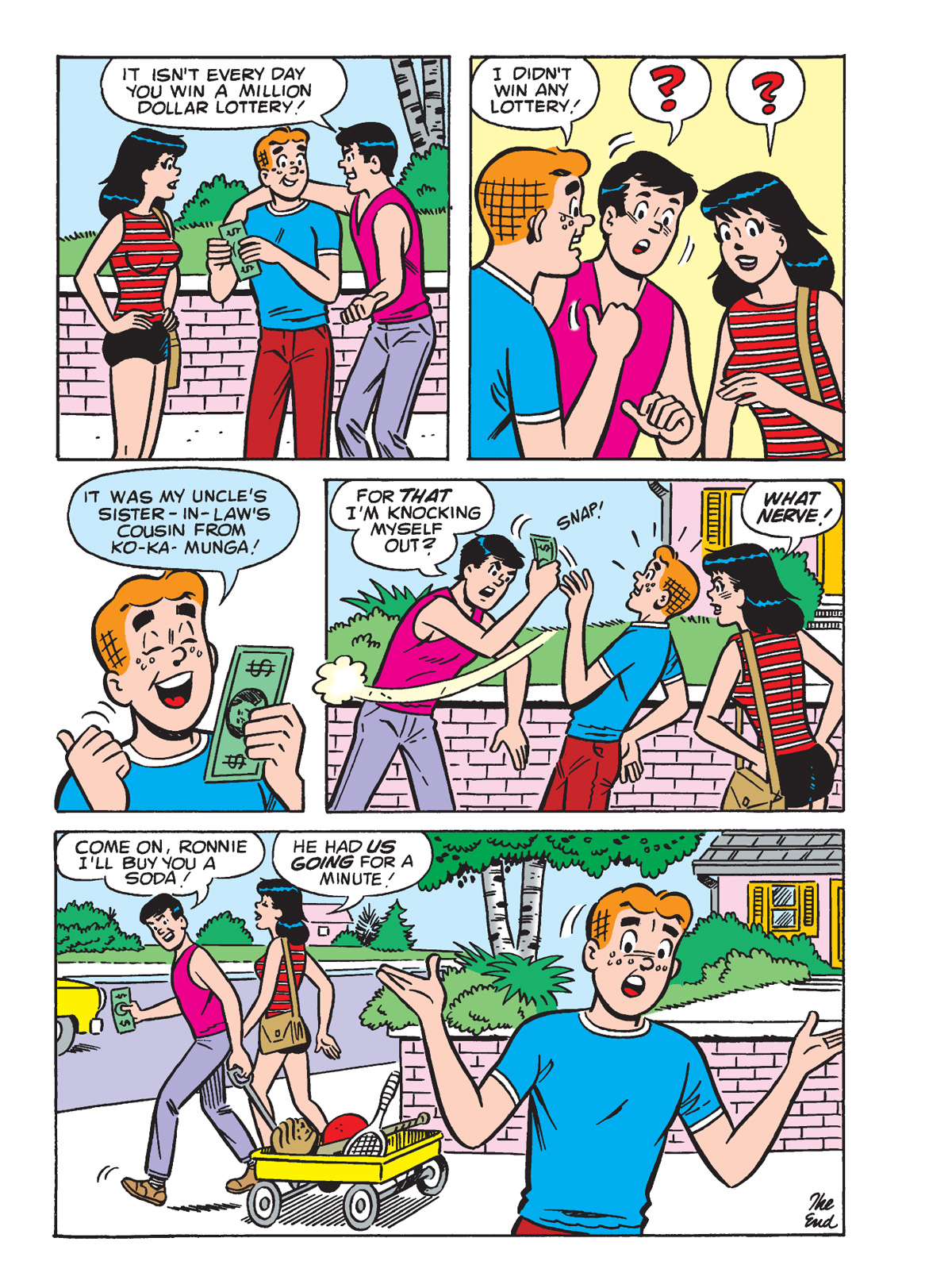 Interior story page from WORLD OF ARCHIE DIGEST #142