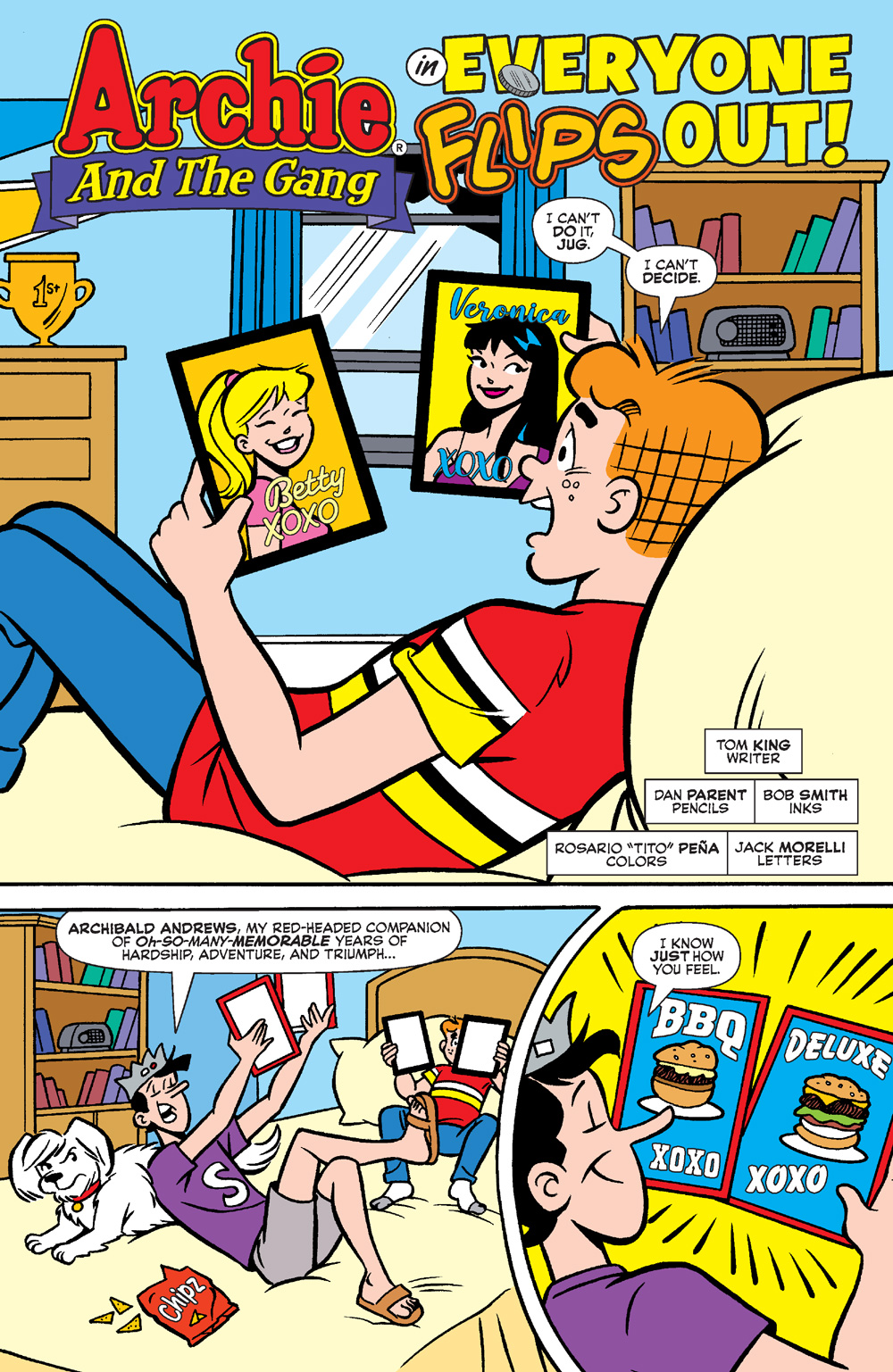 An interior story page from ARCHIE: THE DECISION