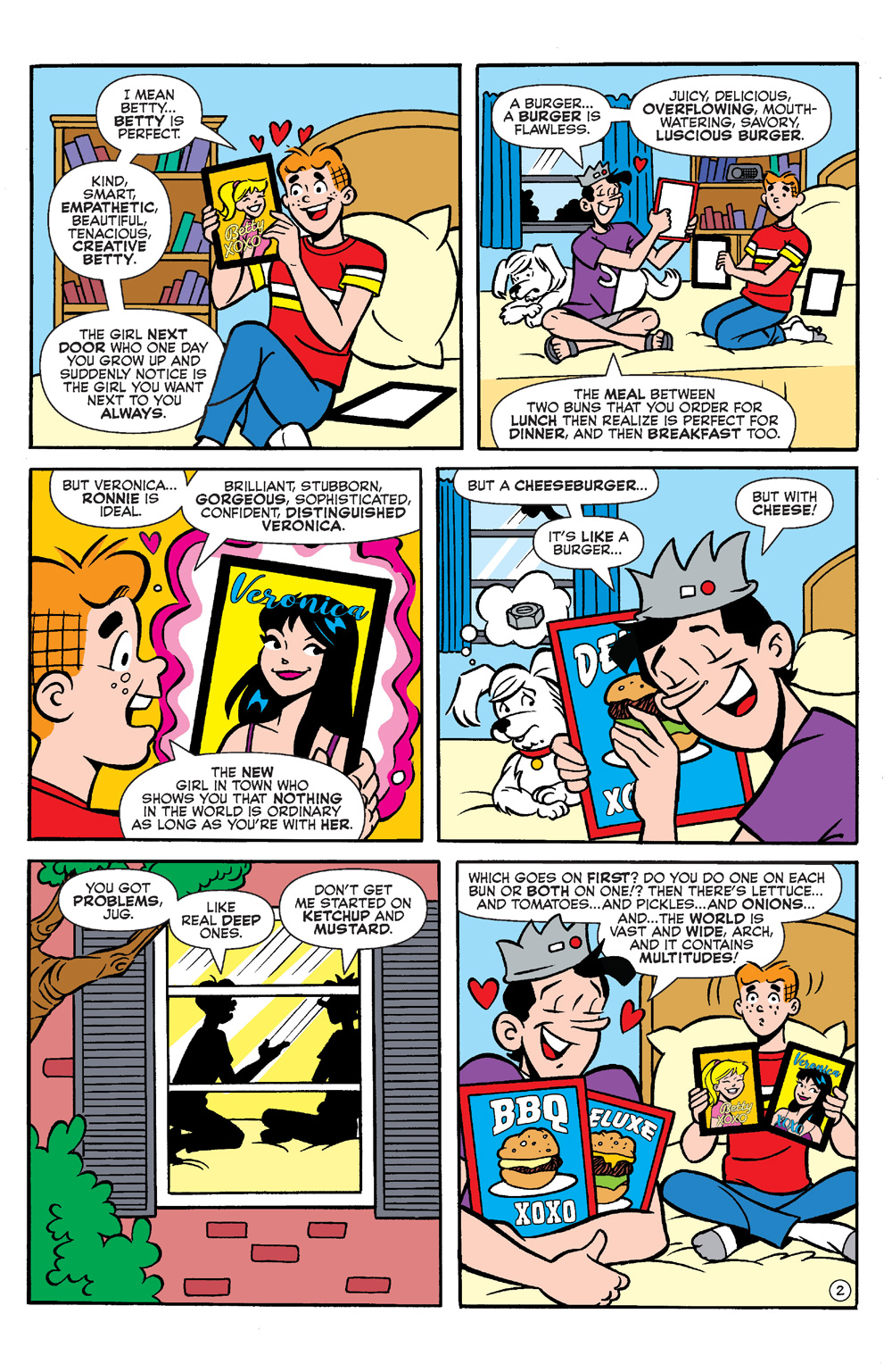 An interior story page from ARCHIE: THE DECISION