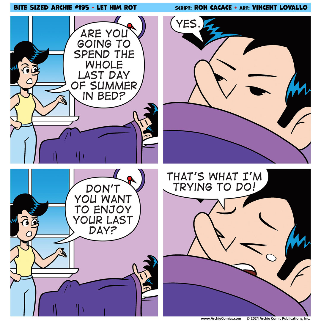 A BITE SIZED ARCHIE comic strip