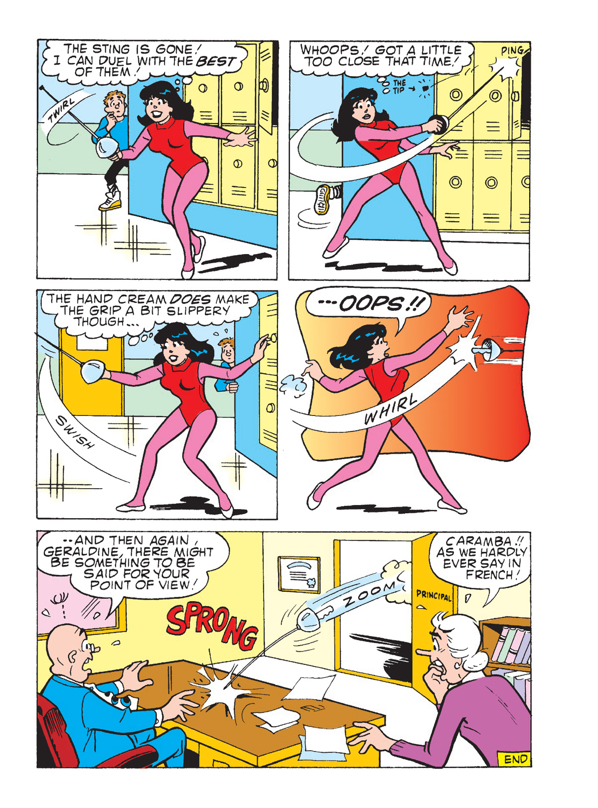 An interior story page from BETTY & VERONICA DIGEST #327