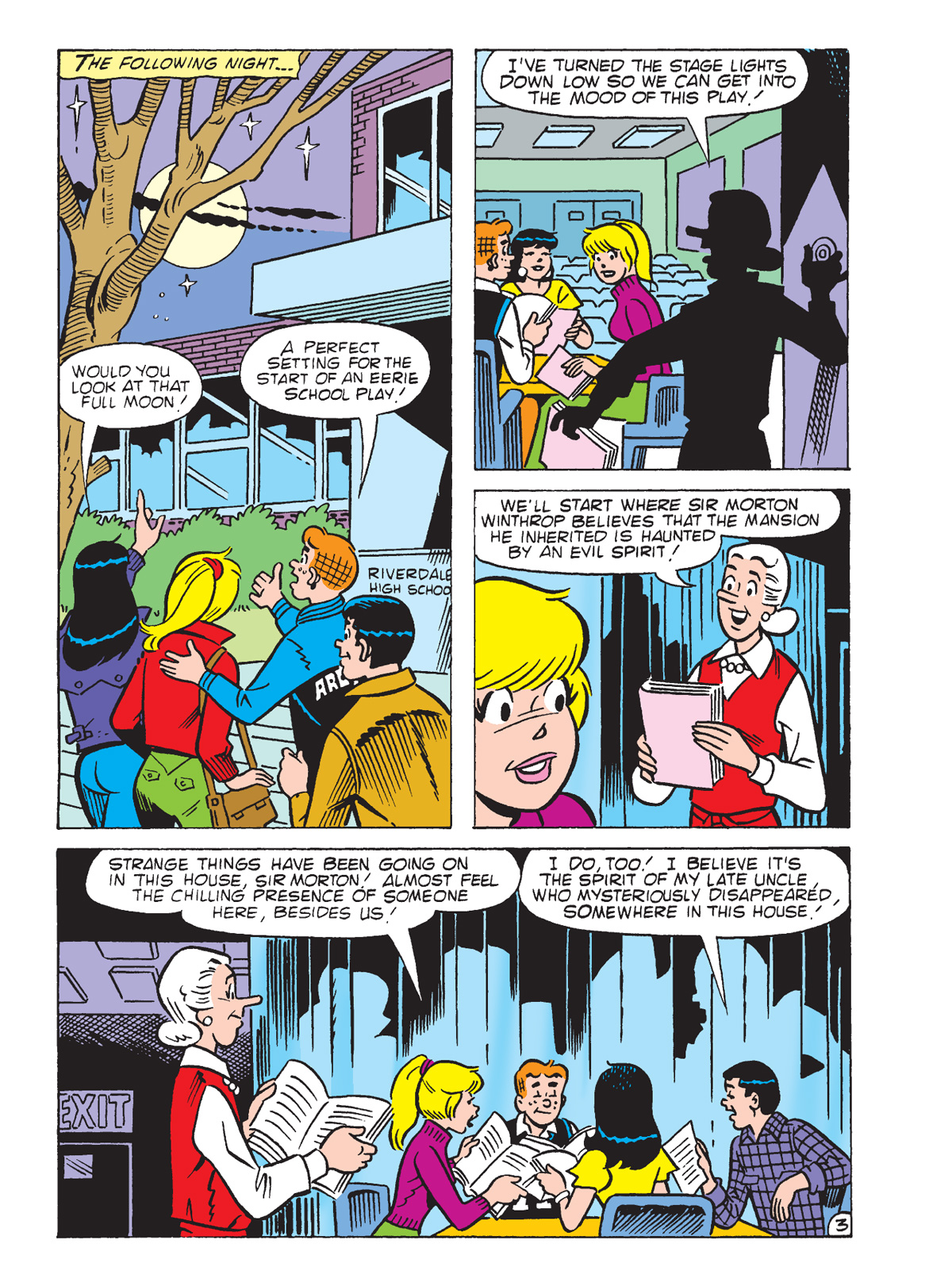 An interior story page from ARCHIE SHOWCASE DIGEST #20