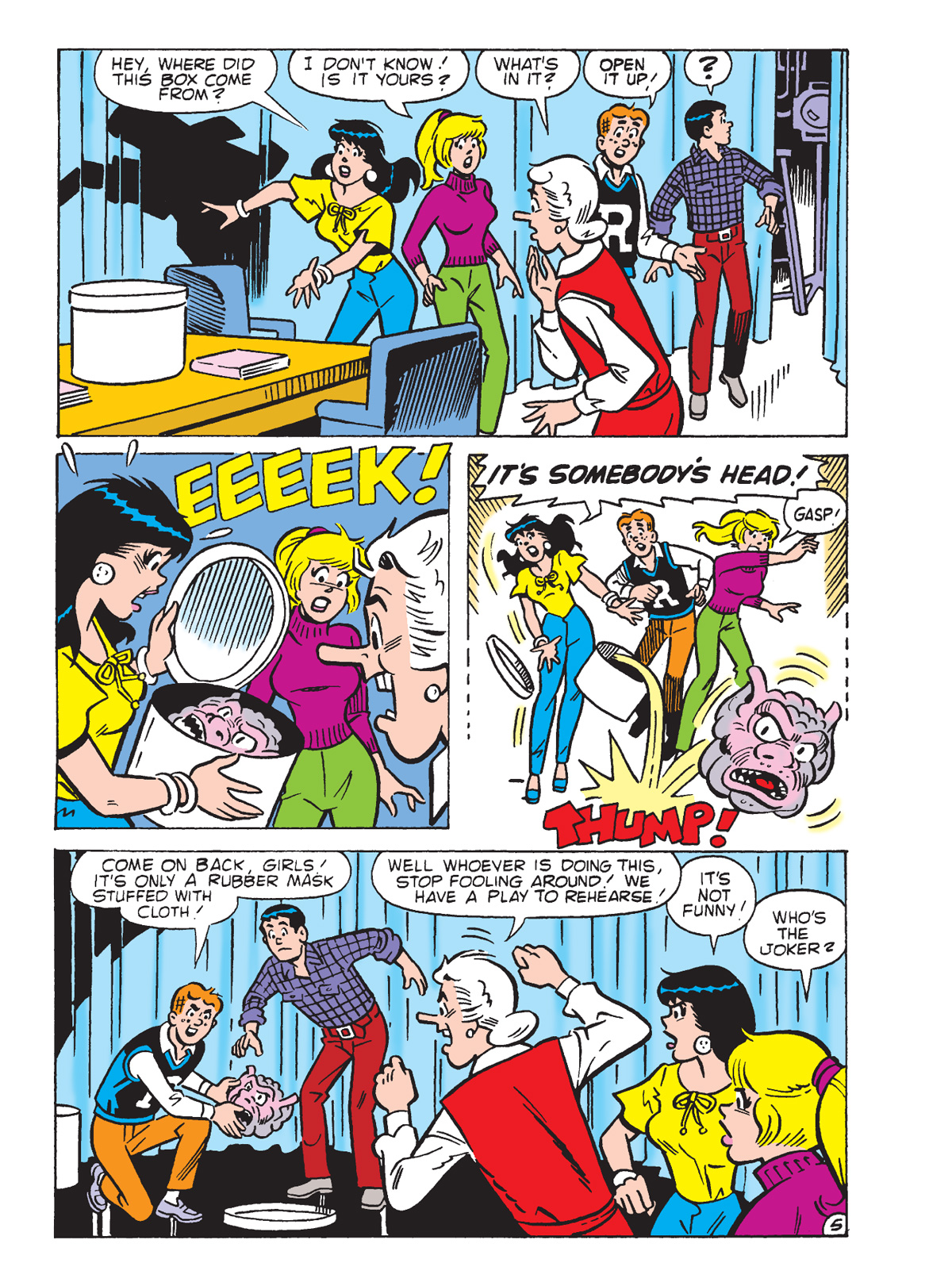 An interior story page from ARCHIE SHOWCASE DIGEST #20