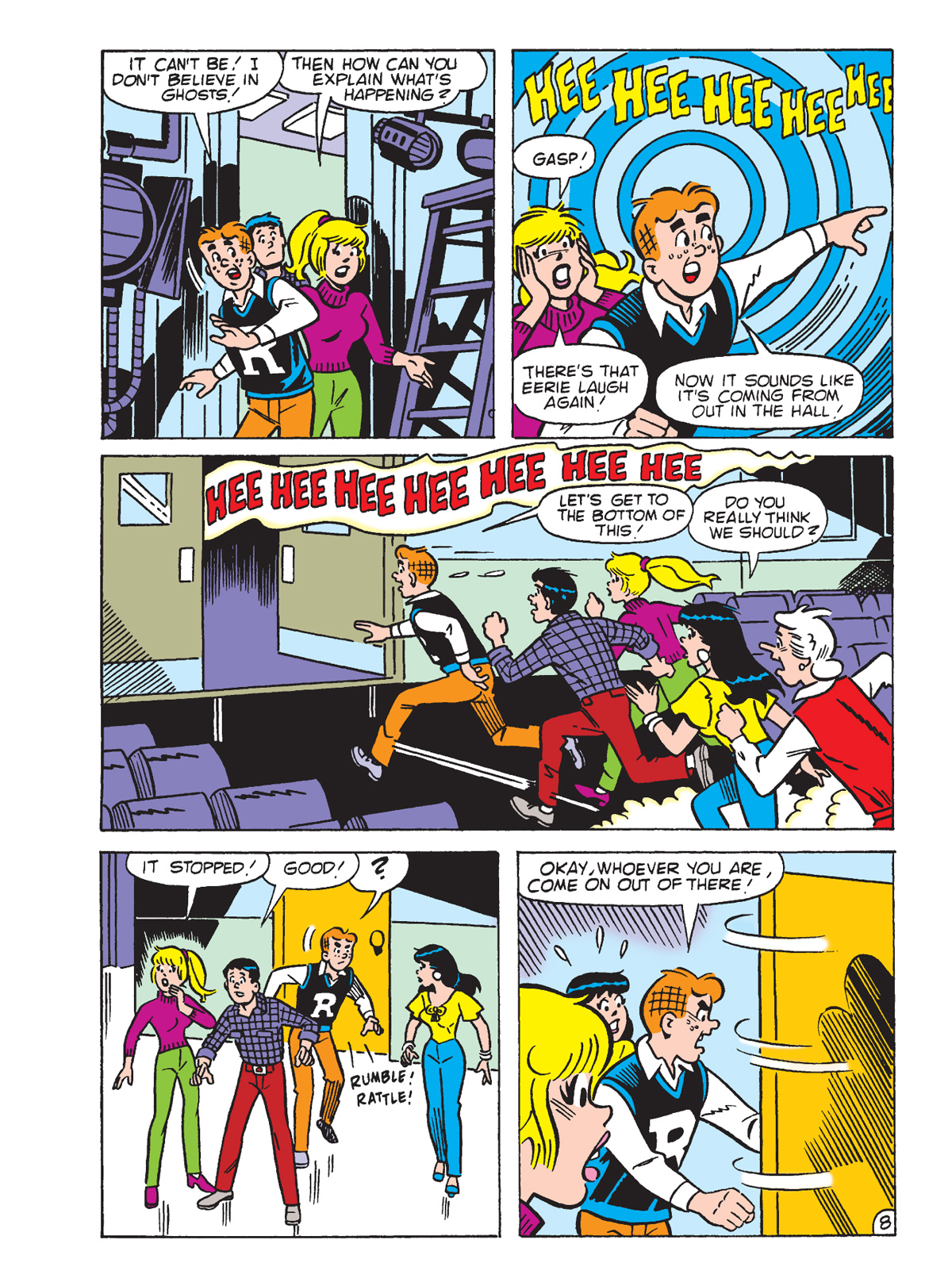 An interior story page from ARCHIE SHOWCASE DIGEST #20