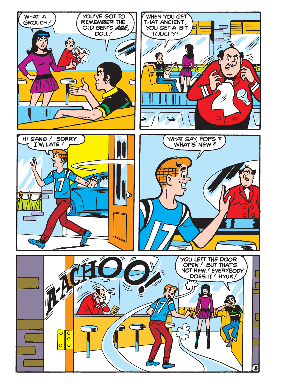 Interior story page from WORLD OF ARCHIE DIGEST #143.