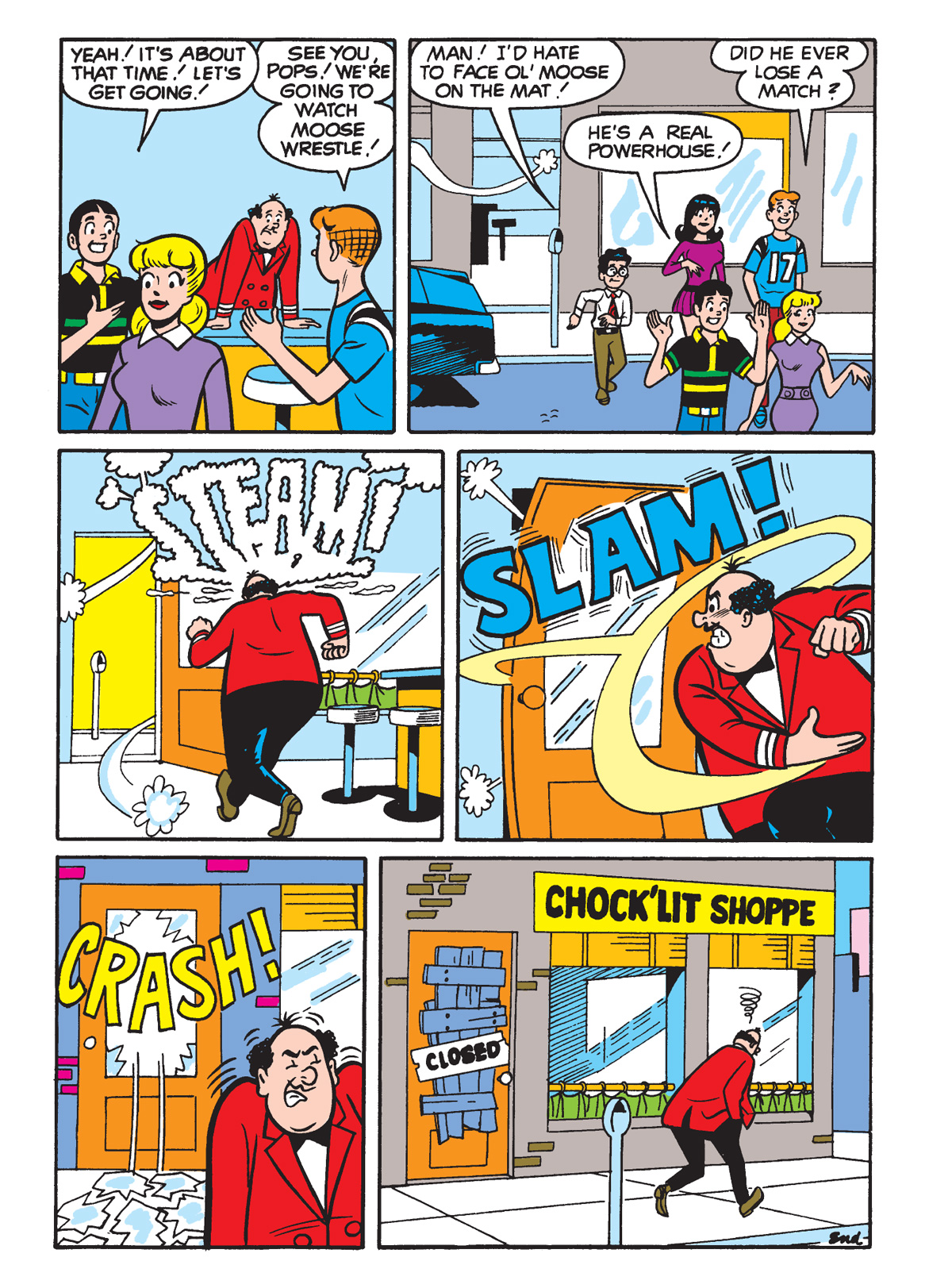 Interior story page from WORLD OF ARCHIE DIGEST #143.