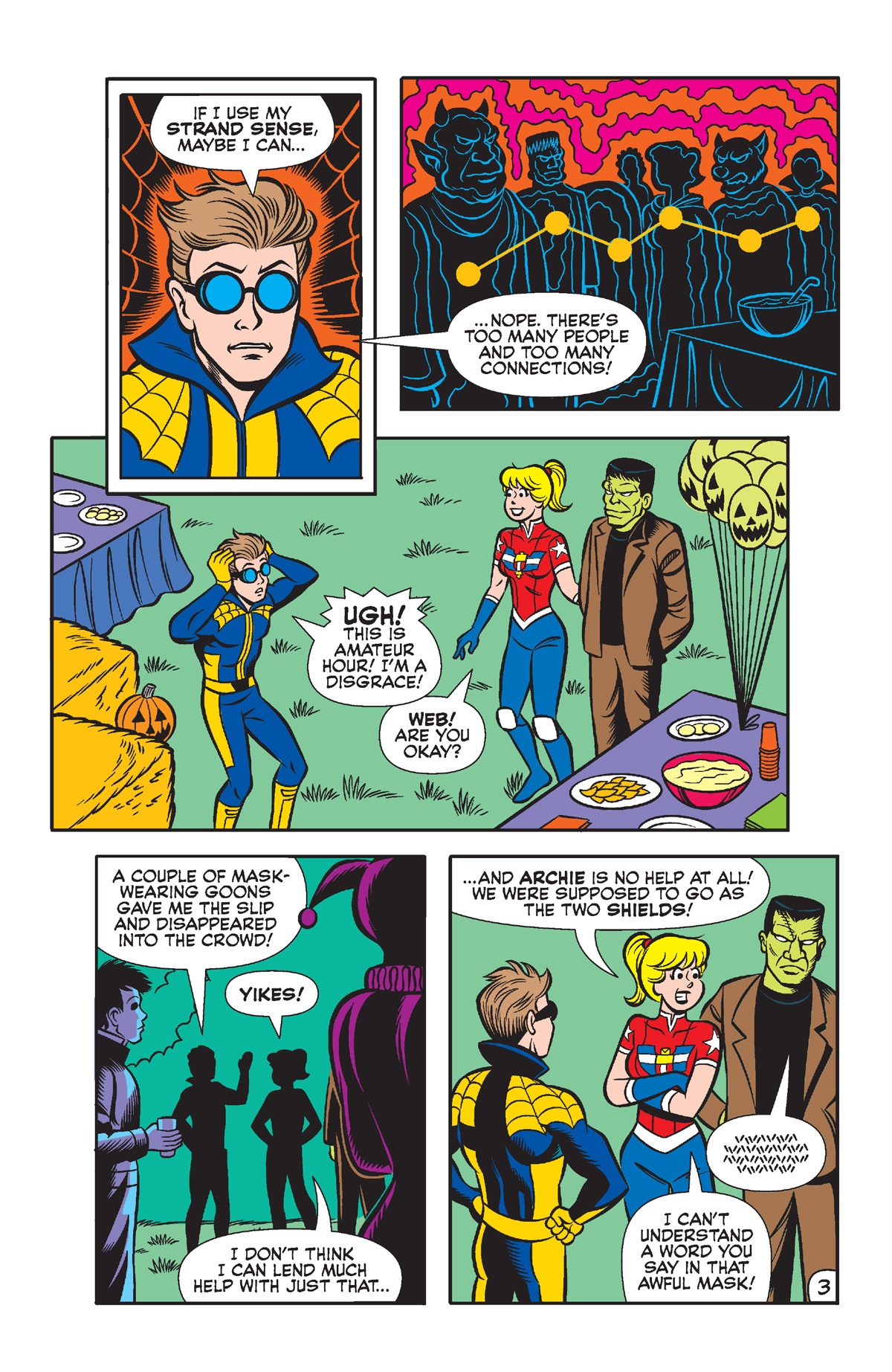 Interior story page from ARCHIE HALLOWEEN SPECTACULAR 2024.