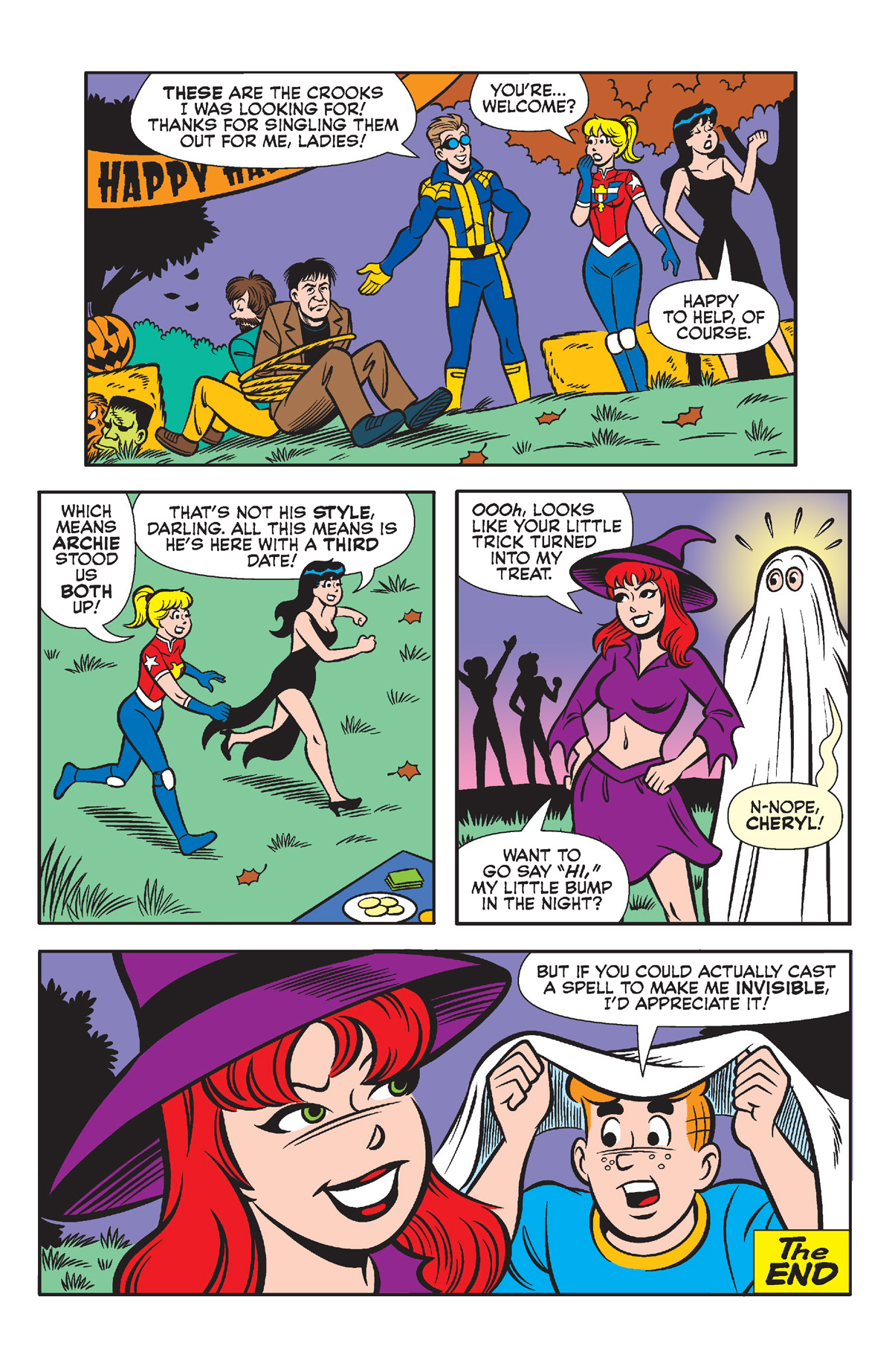 Interior story page from ARCHIE HALLOWEEN SPECTACULAR 2024.