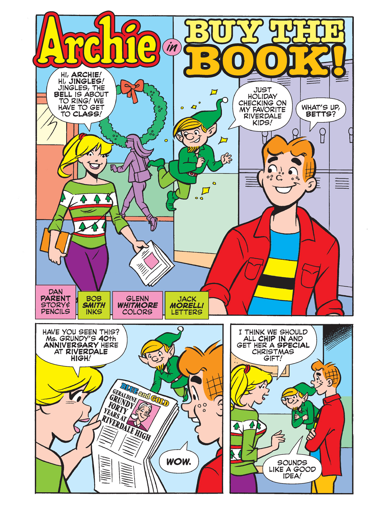 Interior story page from ARCHIE DIGEST #355.