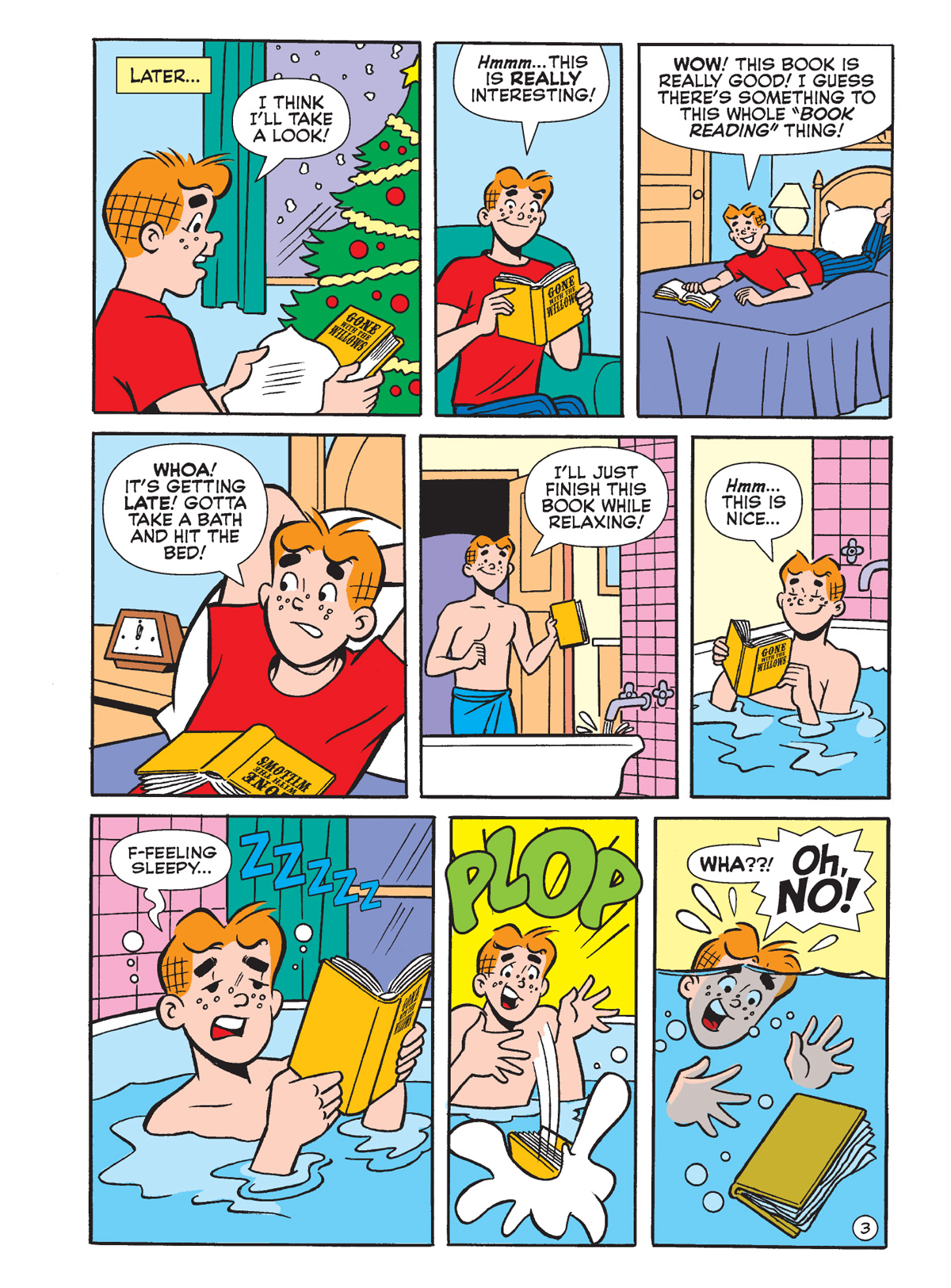 Interior story page from ARCHIE DIGEST #355.