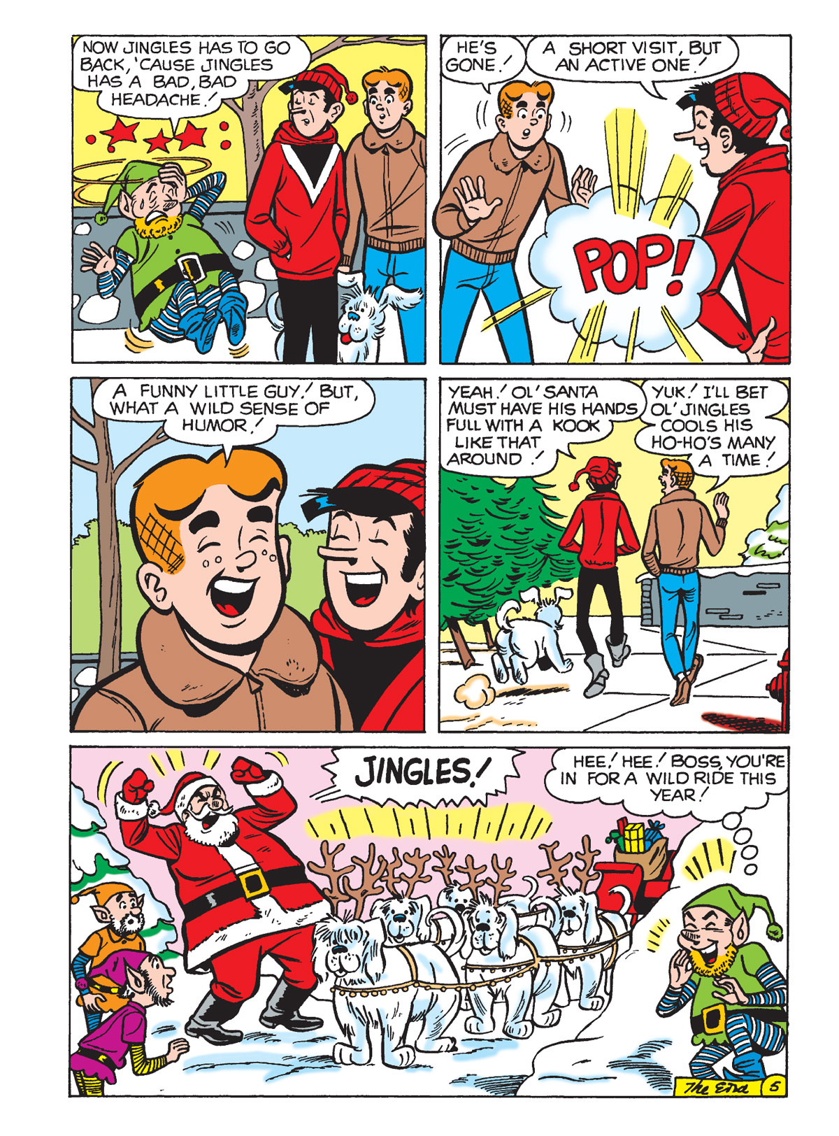 Interior story page from ARCHIE DIGEST #355.