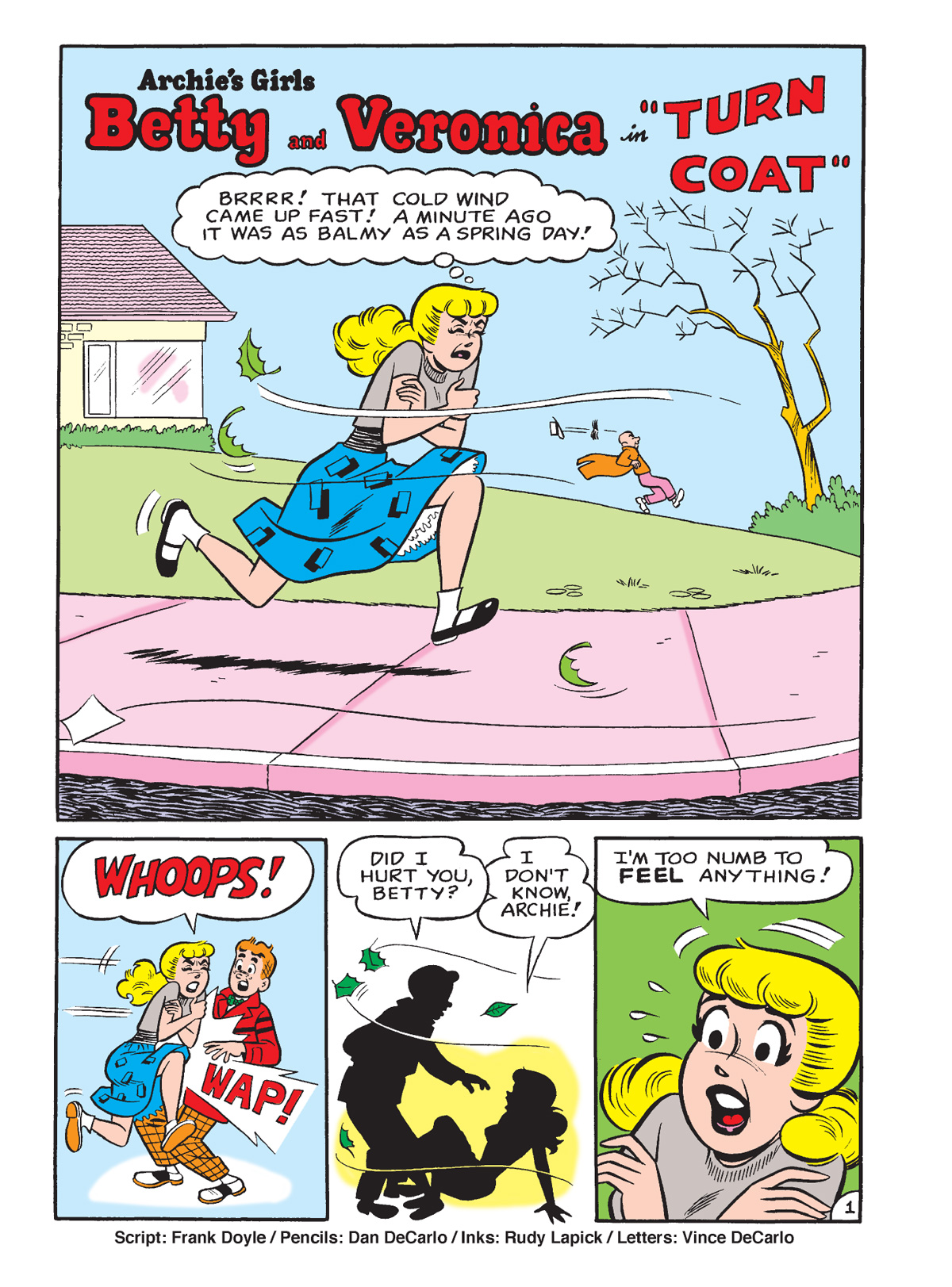 An interior story page from WORLD OF BETTY & VERONICA DIGEST #36