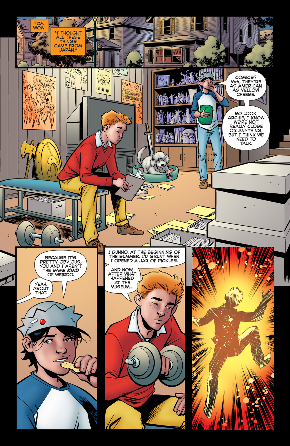 Interior story page from ARCHIE IS MR. JUSTICE #1