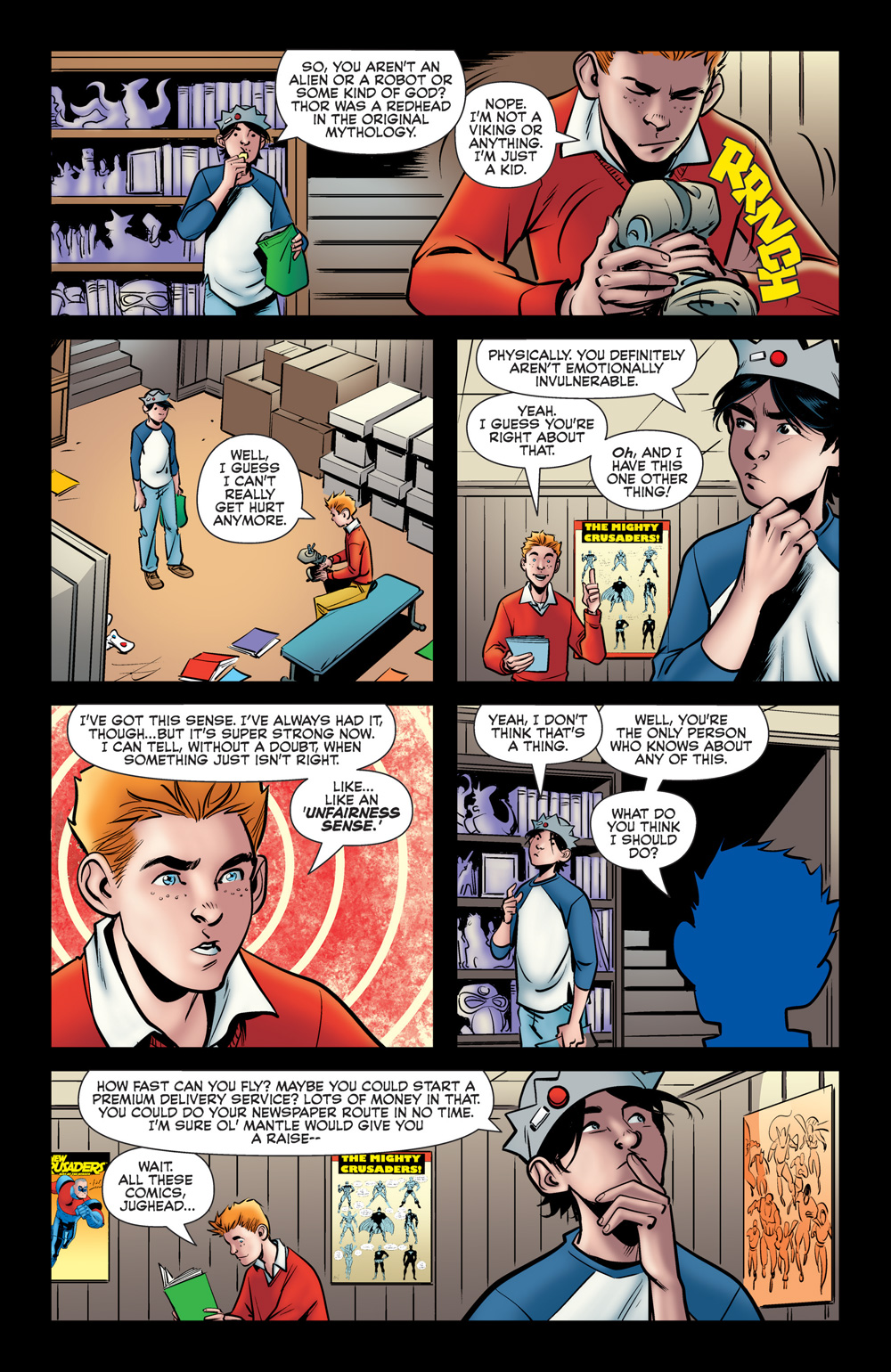 Interior story page from ARCHIE IS MR. JUSTICE #1