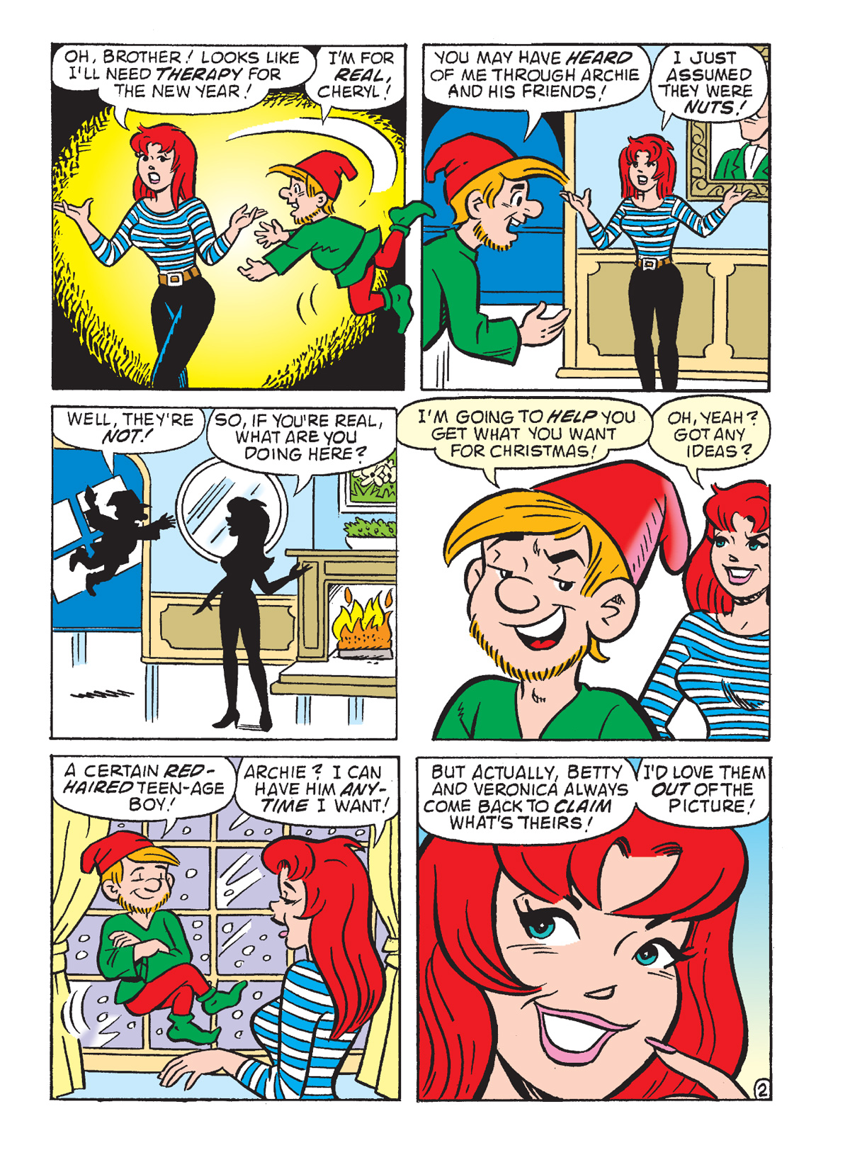 Interior story page from ARCHIE SHOWCASE DIGEST #21