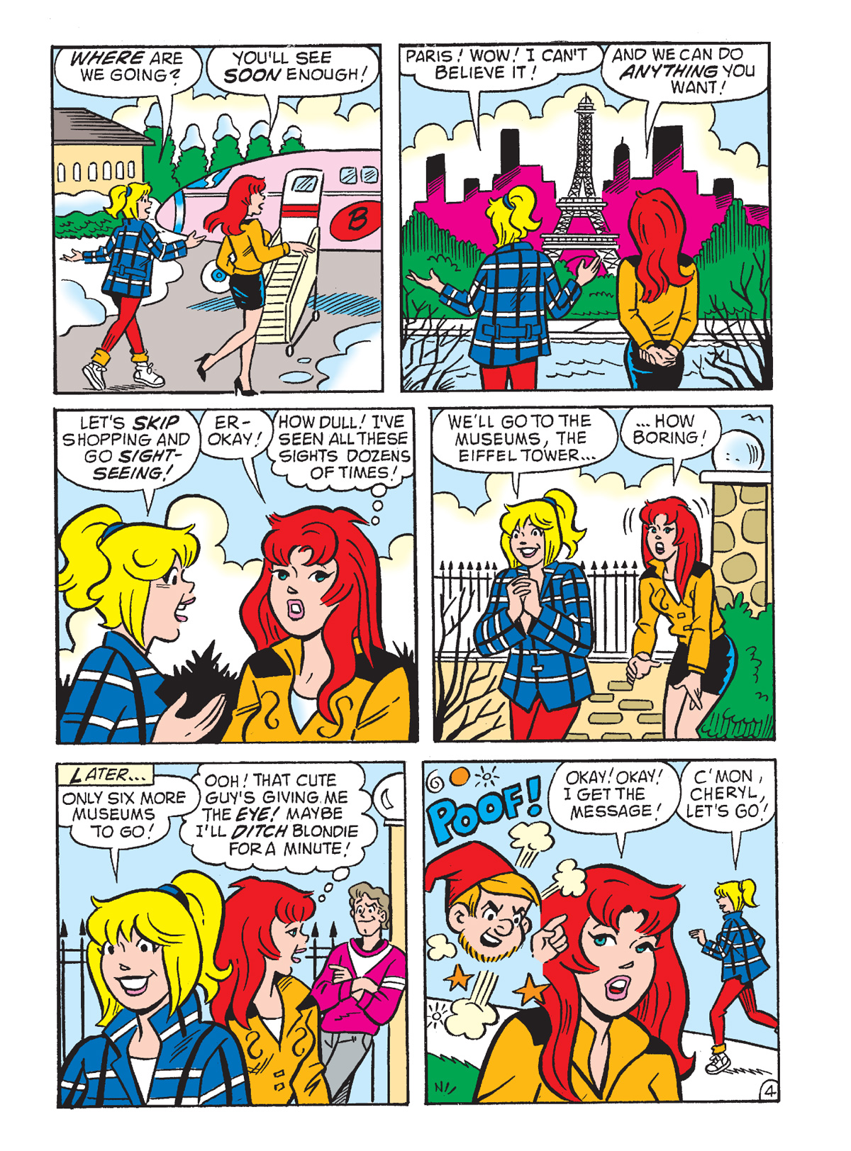 Interior story page from ARCHIE SHOWCASE DIGEST #21