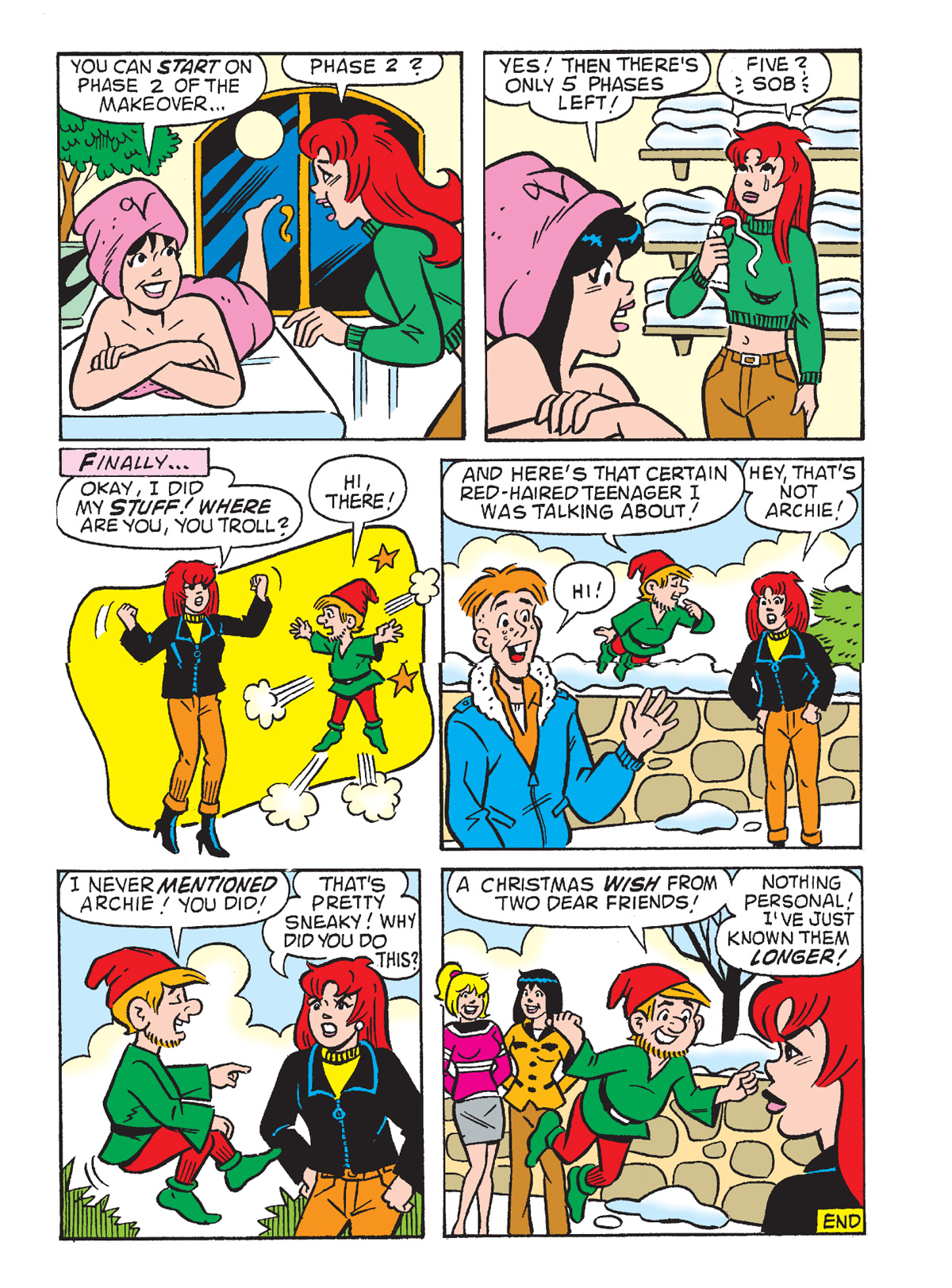 Interior story page from ARCHIE SHOWCASE DIGEST #21