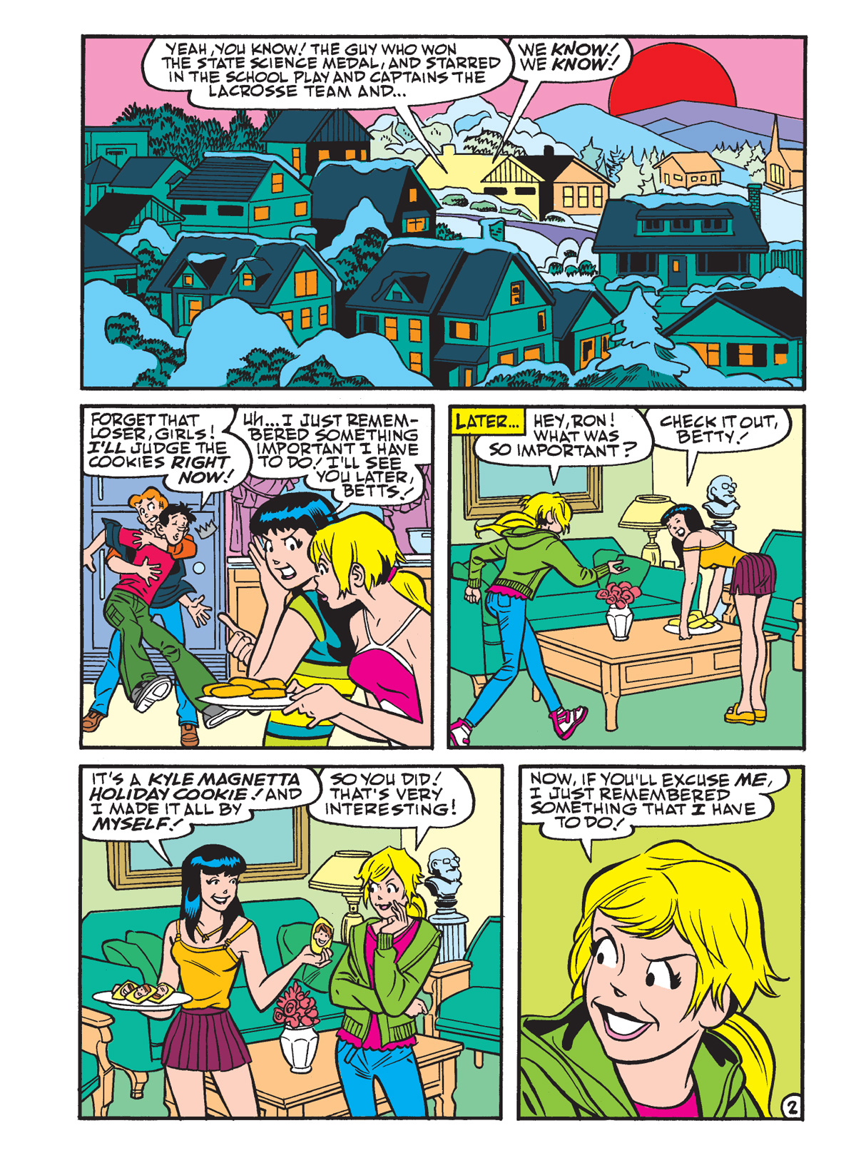 Interior story page from WORLD OF ARCHIE DIGEST #145.