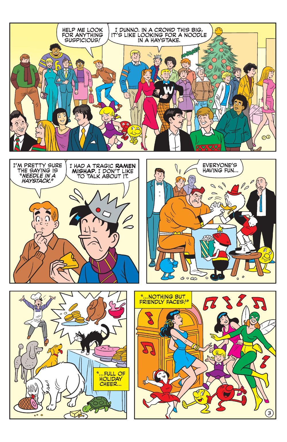 Interior story page from ARCHIE CHRISTMAS SPECTACULAR