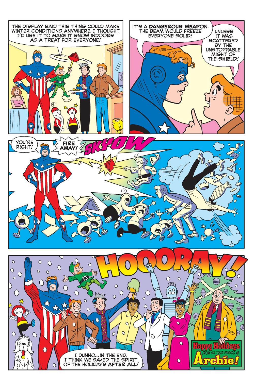 Interior story page from ARCHIE CHRISTMAS SPECTACULAR