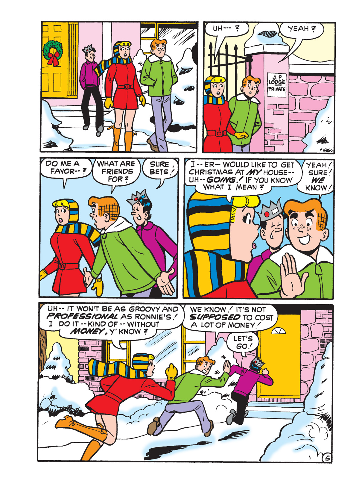 Interior story page from ARCHIE DIGEST #356