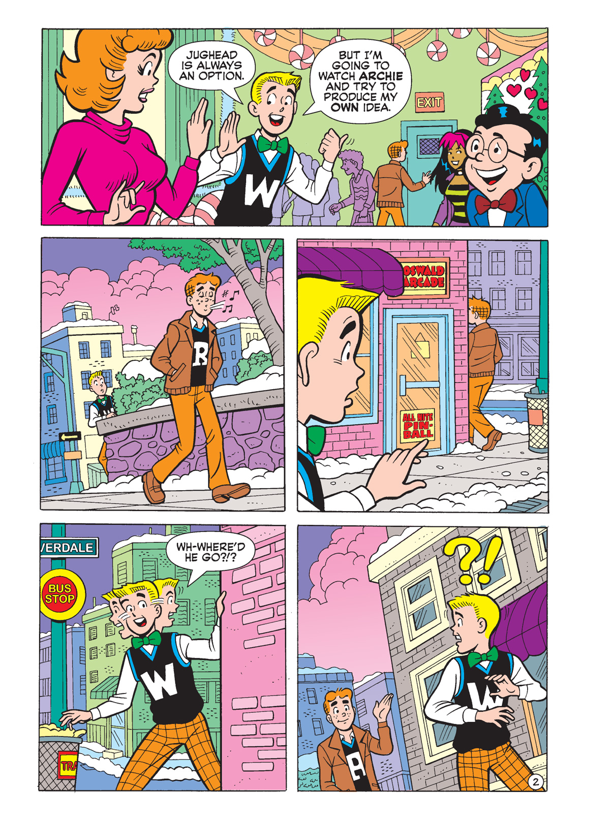 Interior story page from ARCHIE DIGEST #356