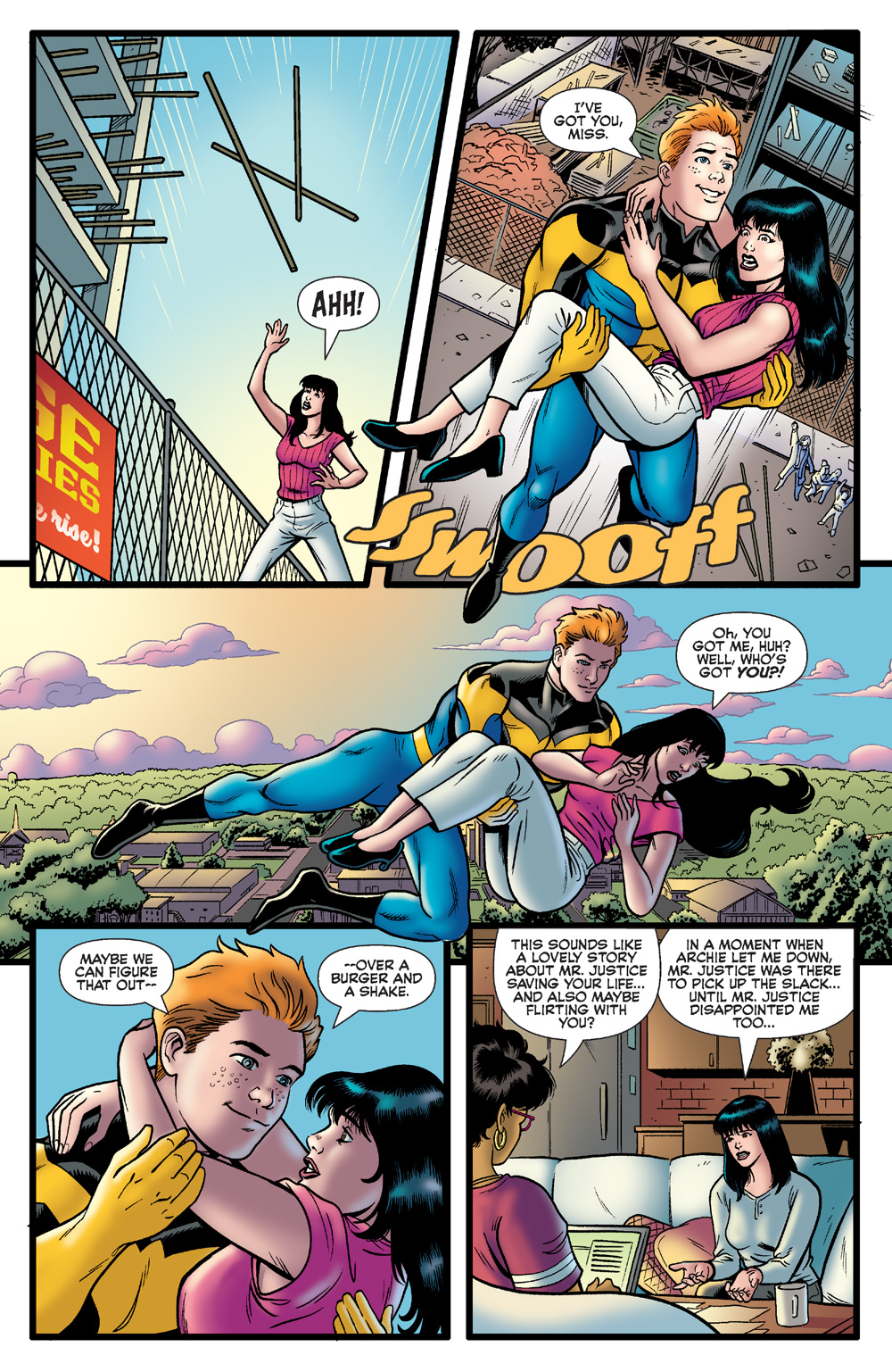 Interior story page from ARCHIE IS MR. JUSTICE #2