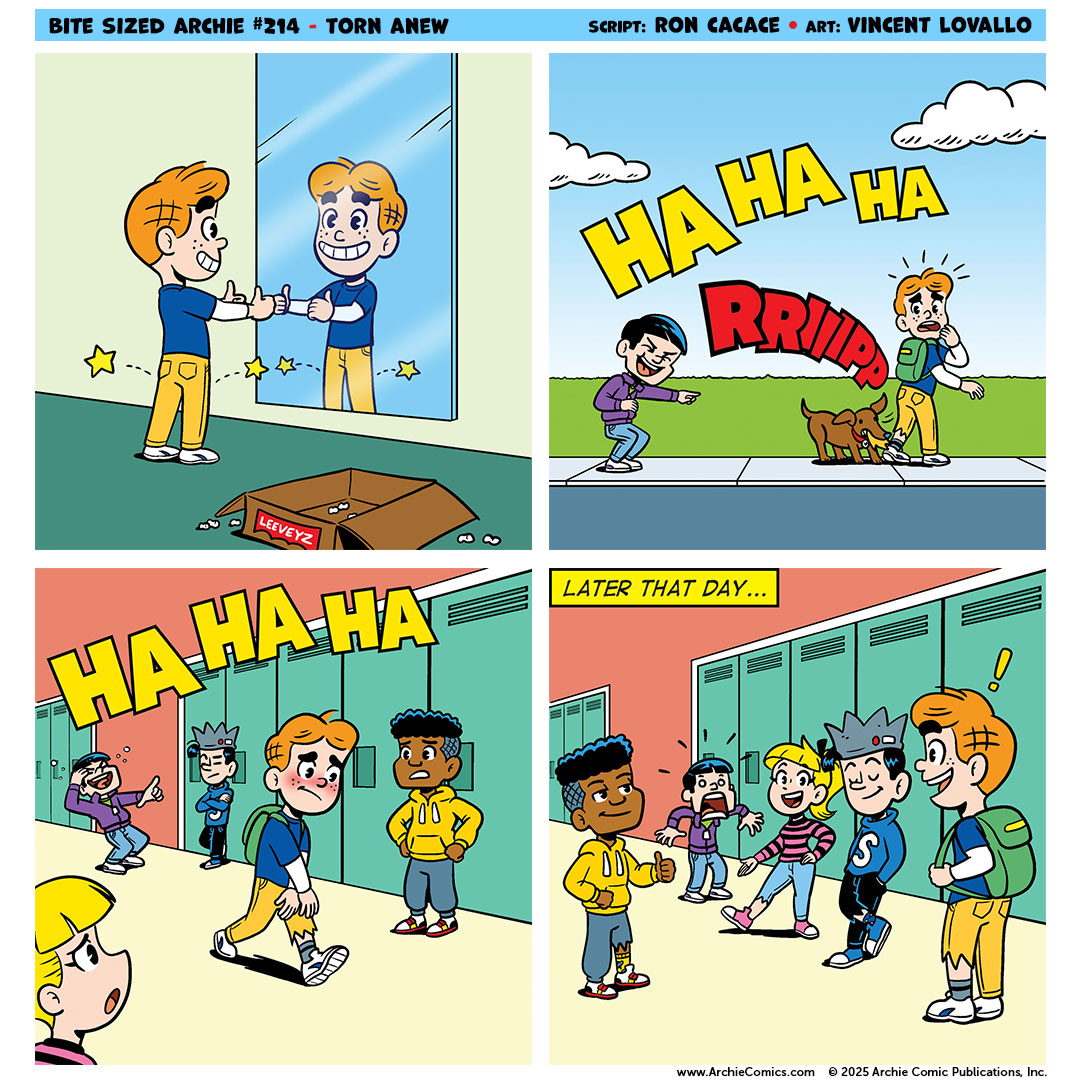 A BITE SIZED ARCHIE comic strip