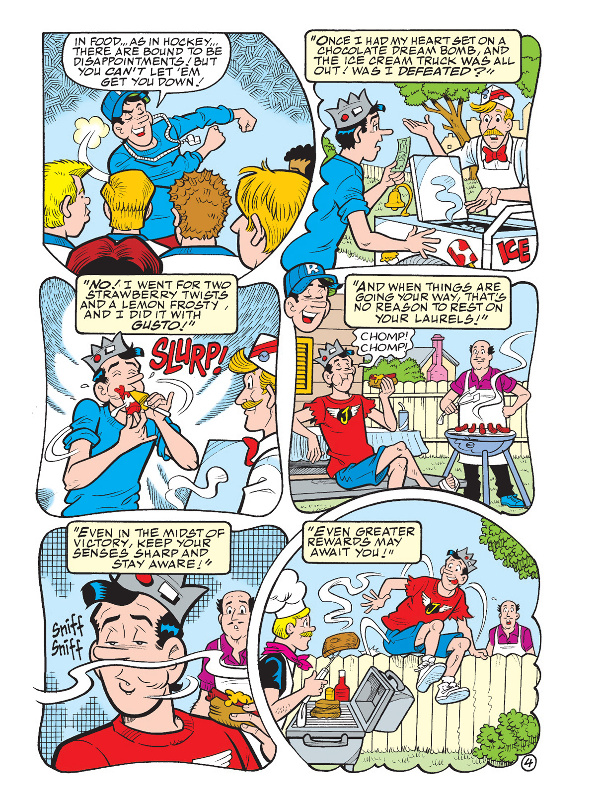 Interior story page from ARCHIE MILESTONES DIGEST #28.