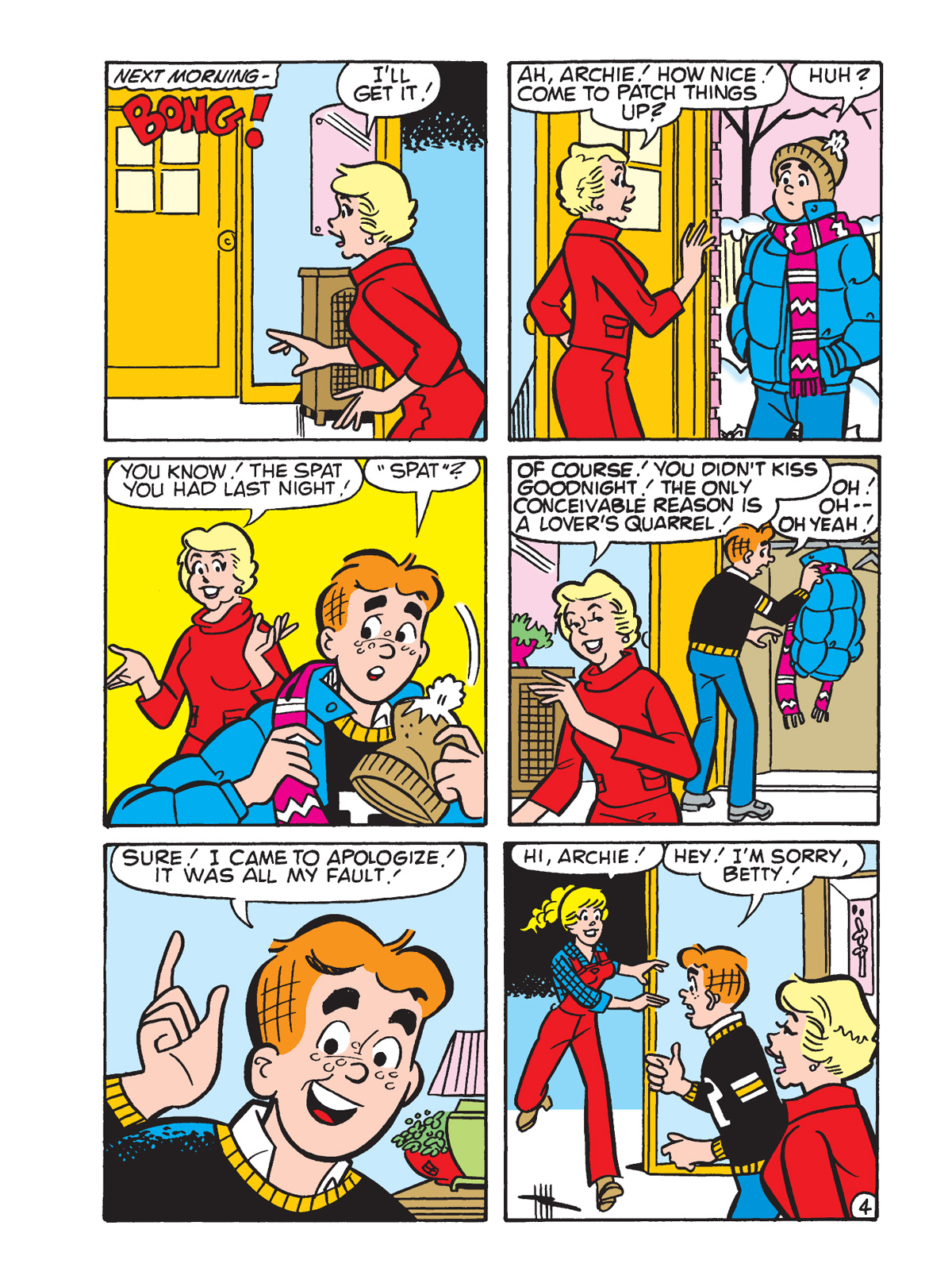 Interior story page from BETTY & VERONICA DIGEST #332