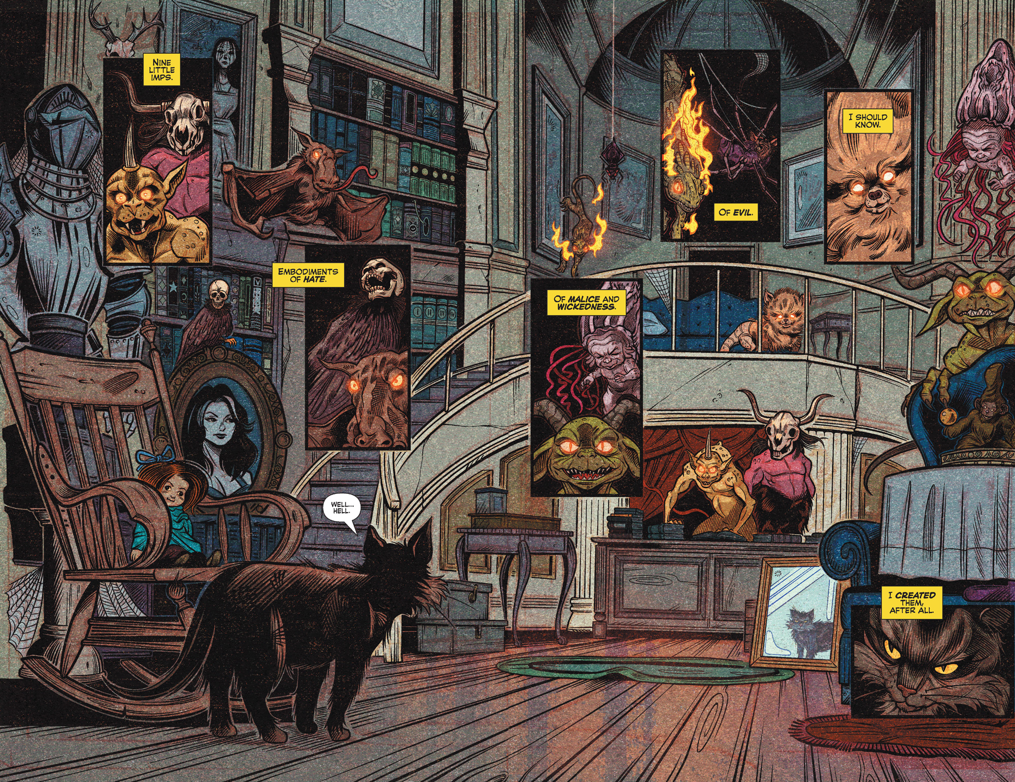 Interior story page from THE NINE LIVES OF SALEM