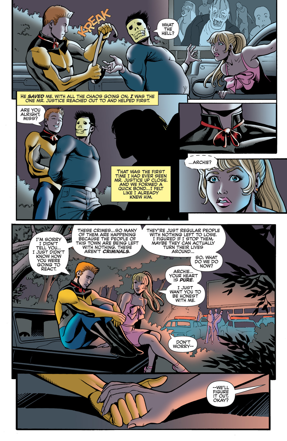 Interior story page from ARCHIE IS MR JUSTICE #3