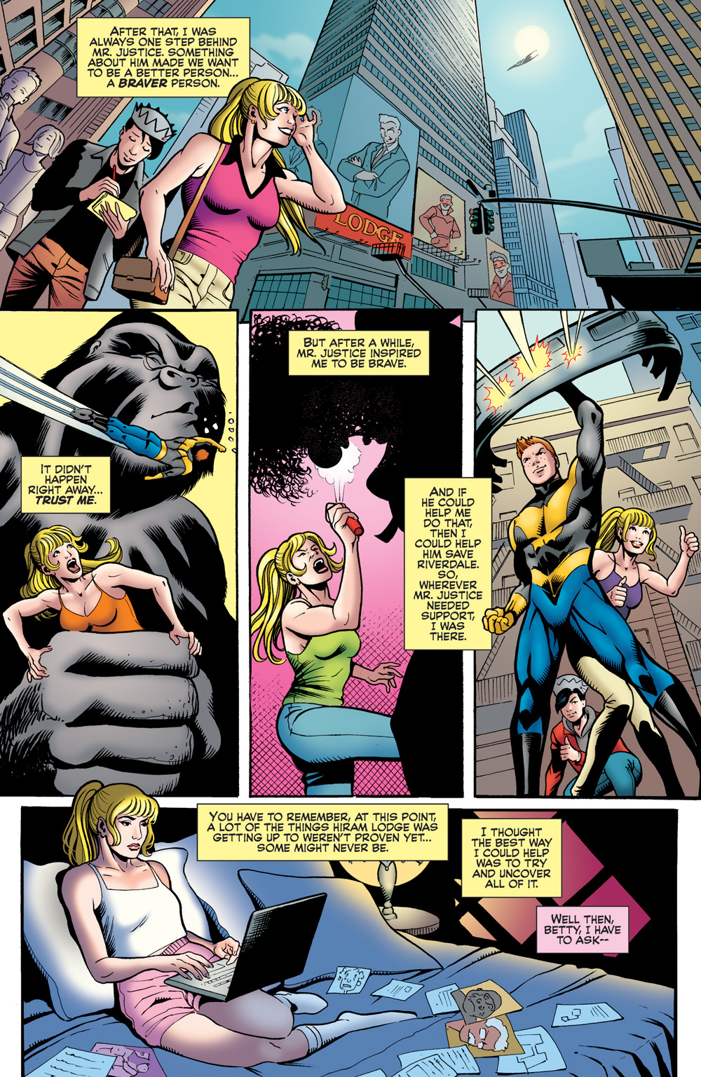 Interior story page from ARCHIE IS MR JUSTICE #3