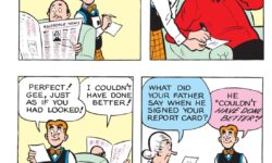 Panels from an Archie Comics story.