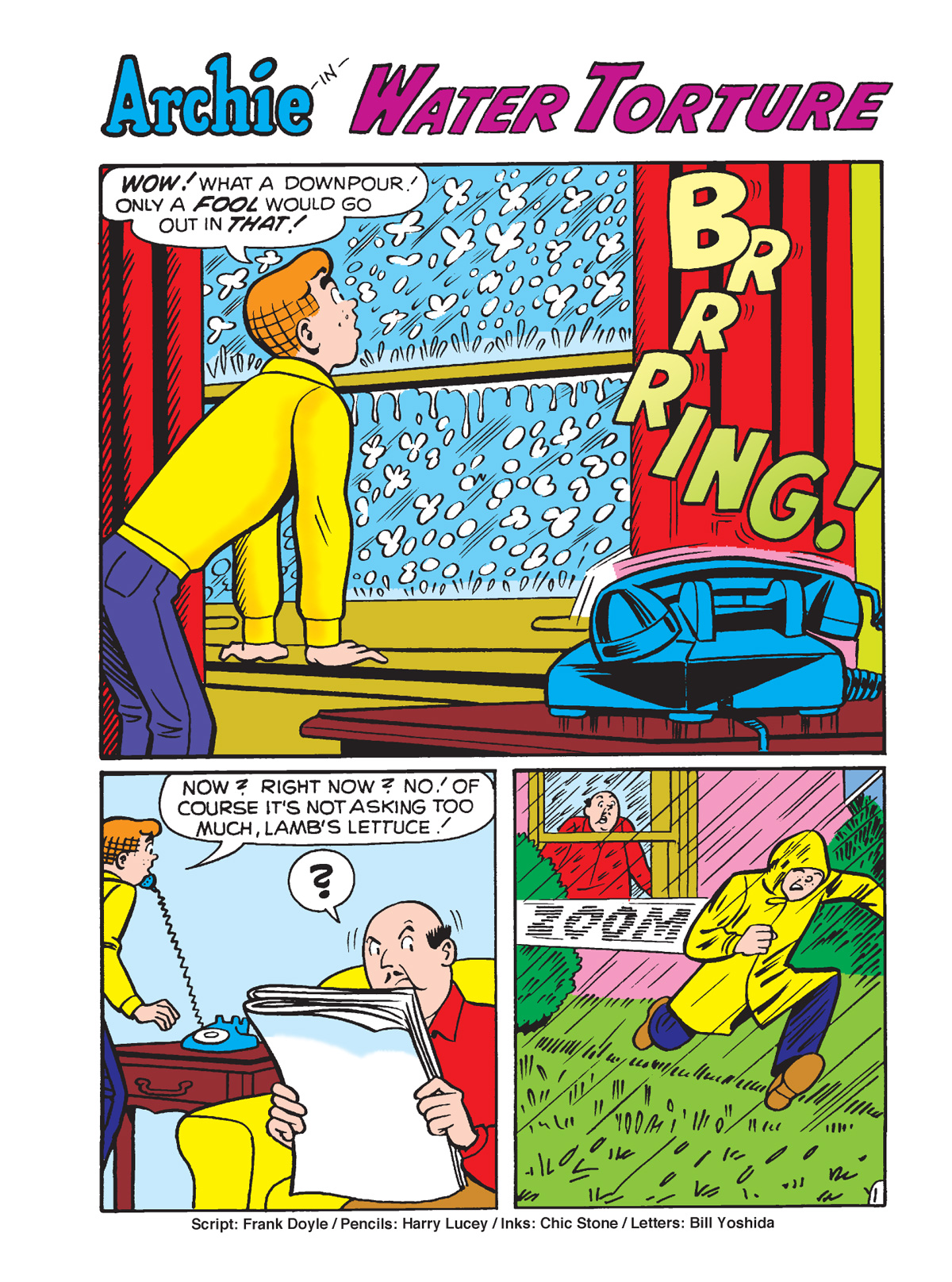 Interior story page from ARCHIE DIGEST #359