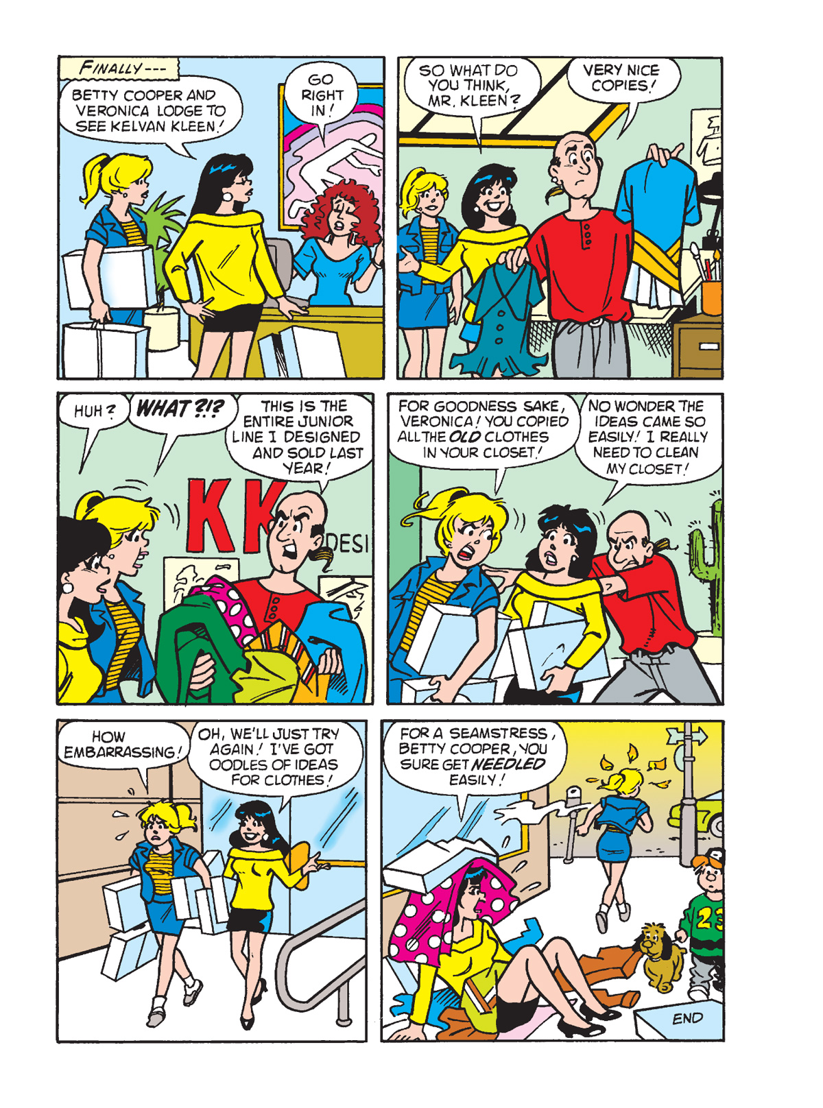 Interior story page from BETTY & VERONICA DIGEST #333