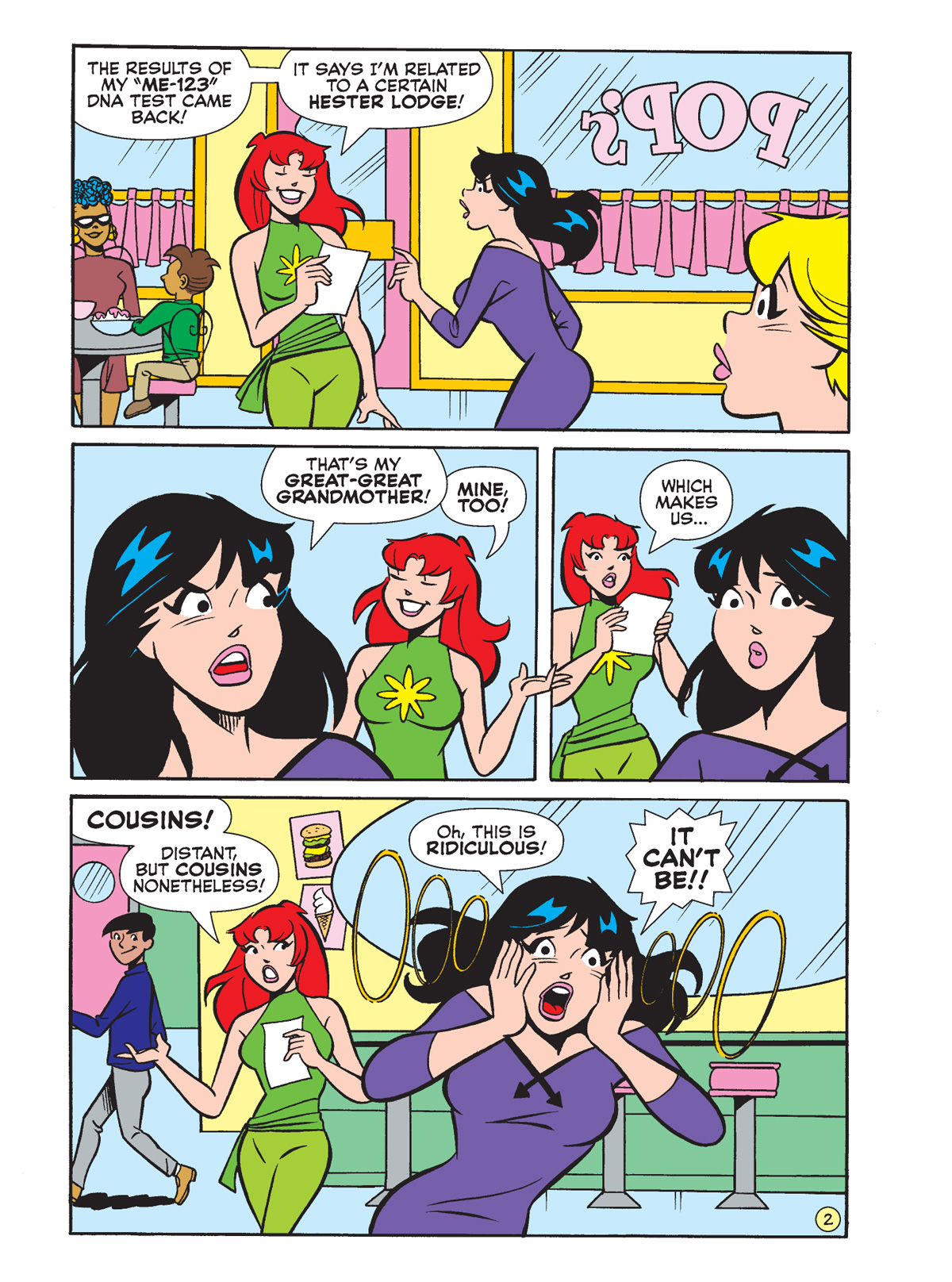 Interior story page from BETTY & VERONICA DIGEST #333