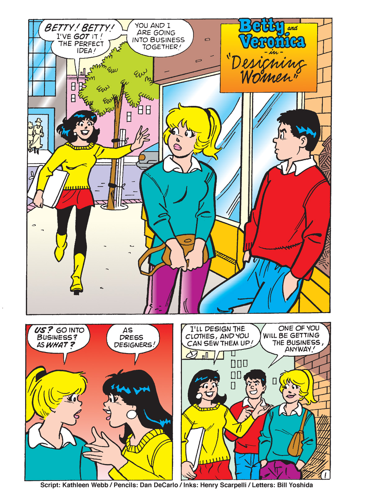 Interior story page from BETTY & VERONICA DIGEST #333