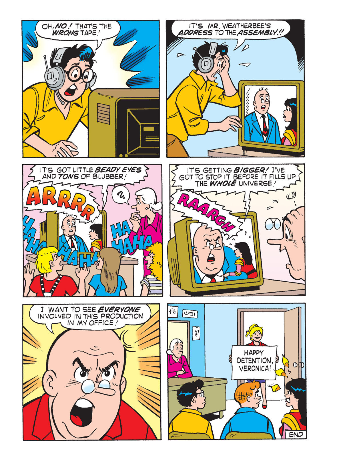 Interior story page from WORLD OF BETTY & VERONICA DIGEST #38